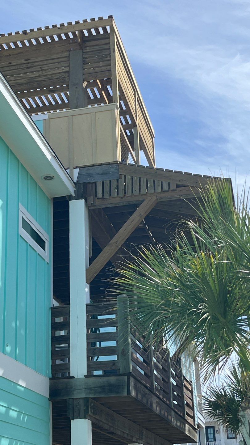 Roof Top Clubhouse on the Beach by Bayfront Roofing and Construction