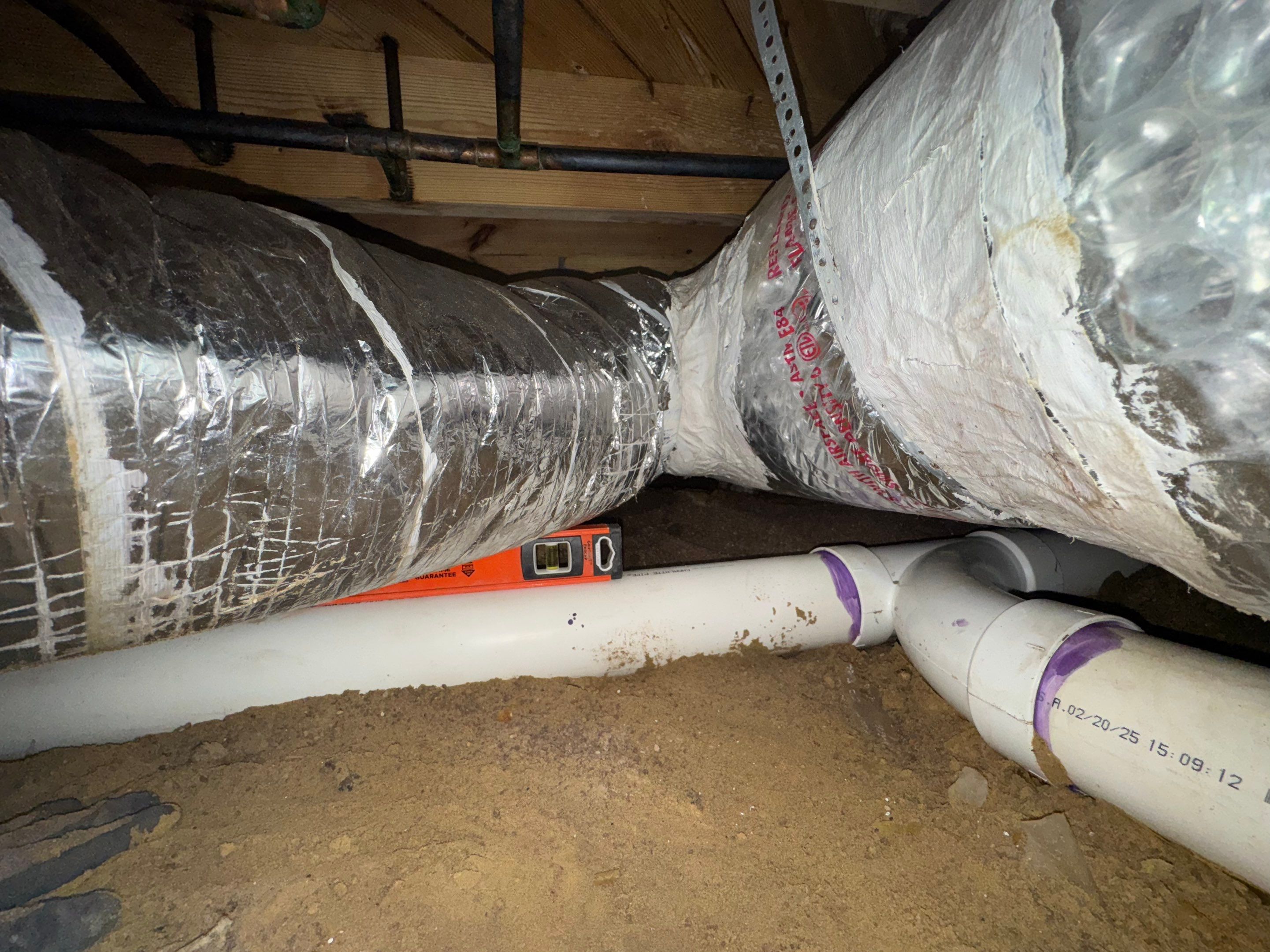 Project in Chesapeake by Patriot Crawl Space Repairs