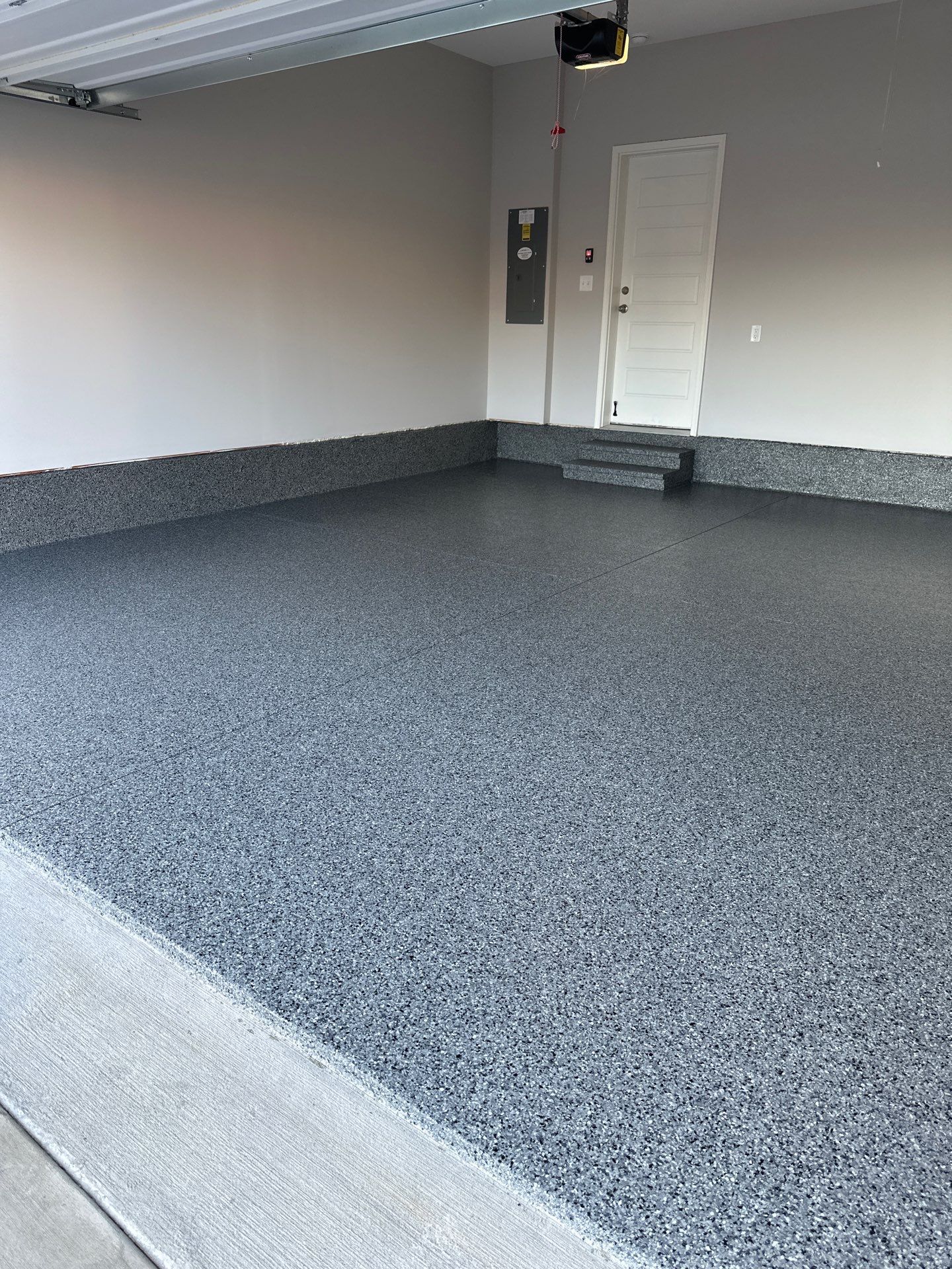 Garage Floor Coating using Nightfall by My Garage Floor Guys