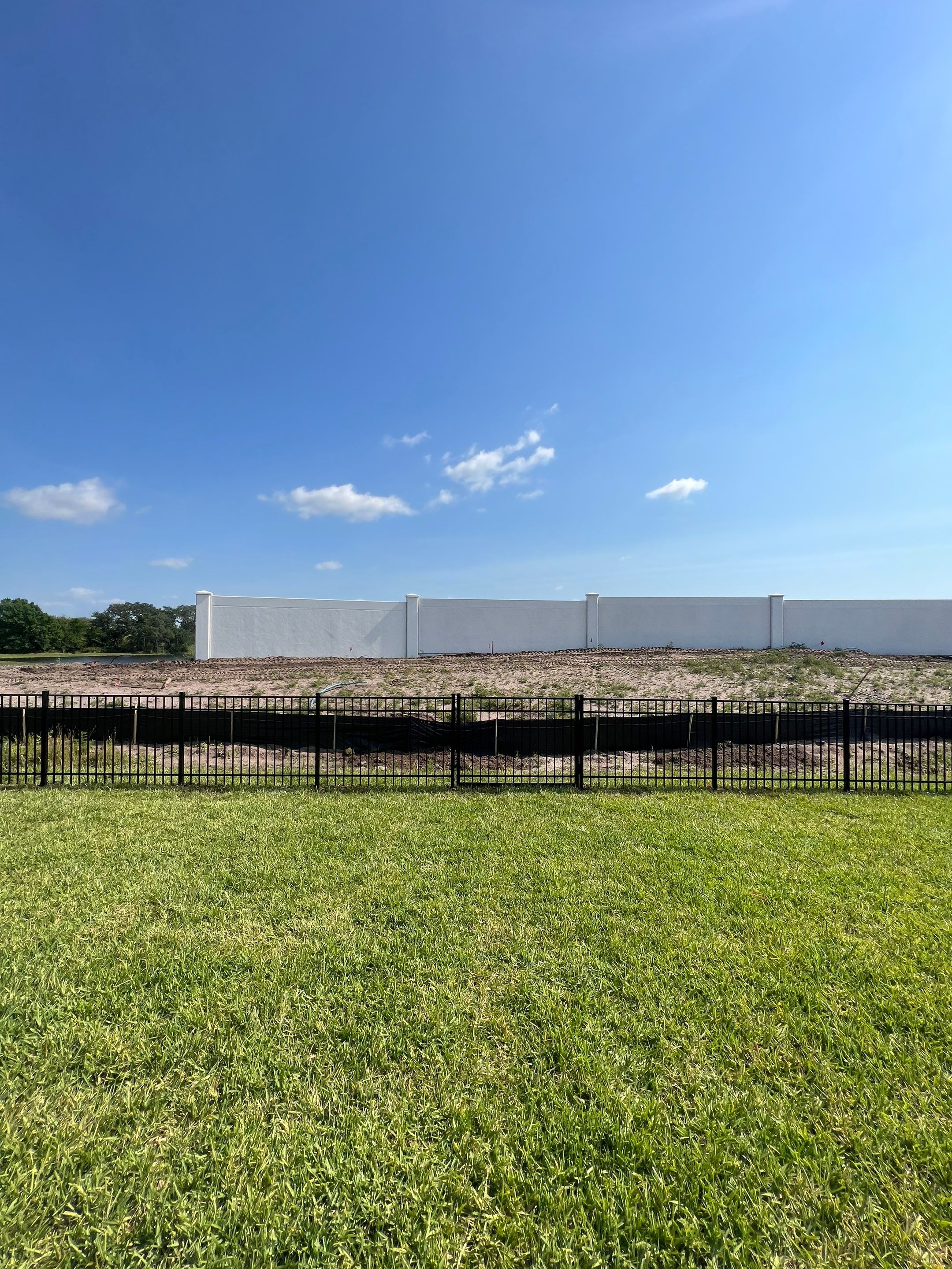 Aluminum Fence Installation using Black 3 Rail Aluminum Fence by Asap fence and gates, LLC