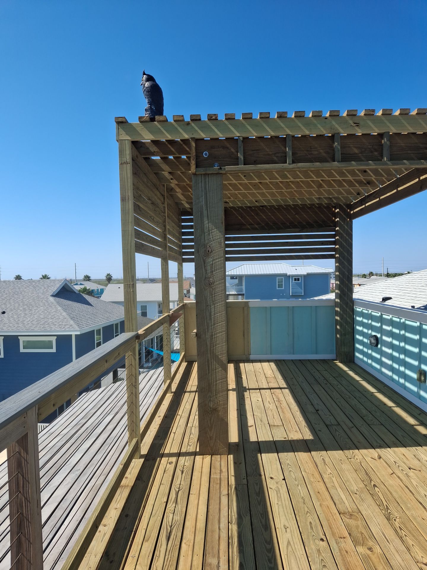 Roof Top Clubhouse on the Beach by Bayfront Roofing and Construction