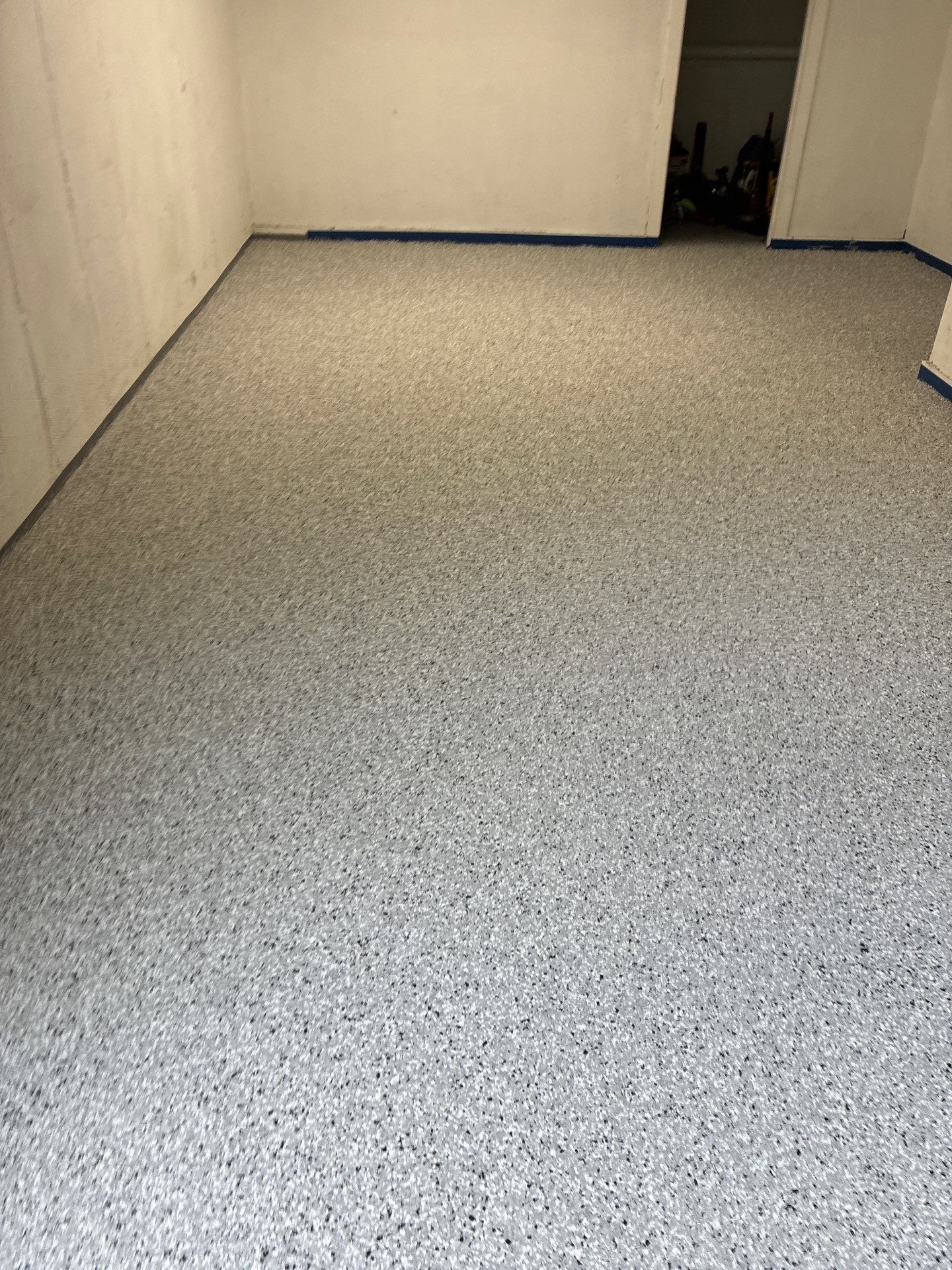 Feather Gray Concrete Floor Coating by DiGiorgi Roofing and Siding Inc