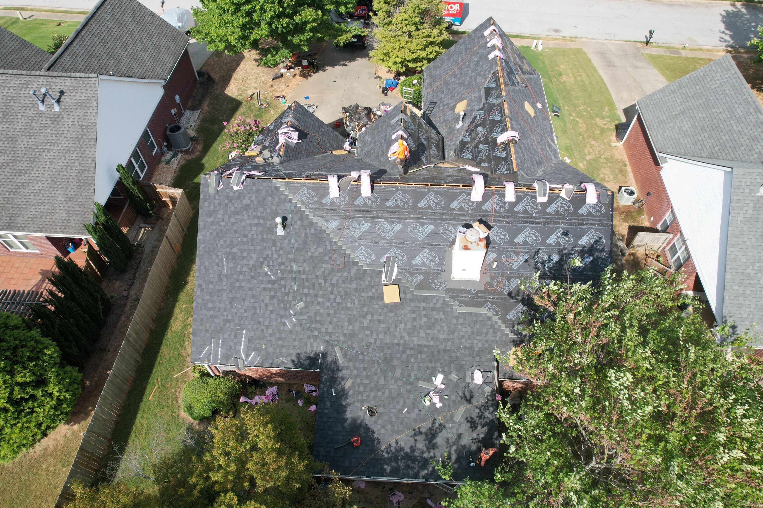 Residential Roof Replacement using Owens Corning Onyx Black by Inspector Roofing and Restoration