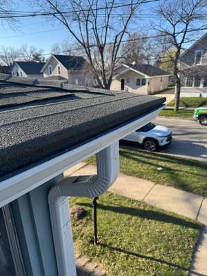 Turtle Shell gutter protection installation in Aurora, IL 60505, photograph 21