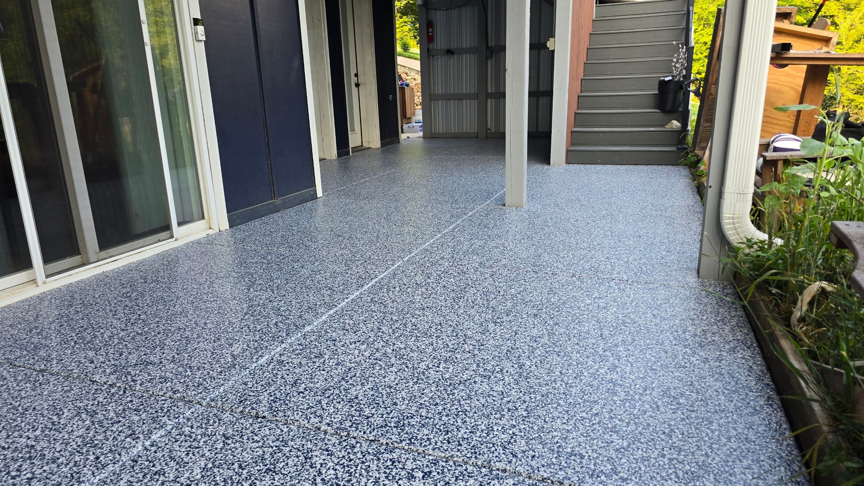 Two Porches Completed Using Beaver & Tidal Wave by Elite Floor Solutions