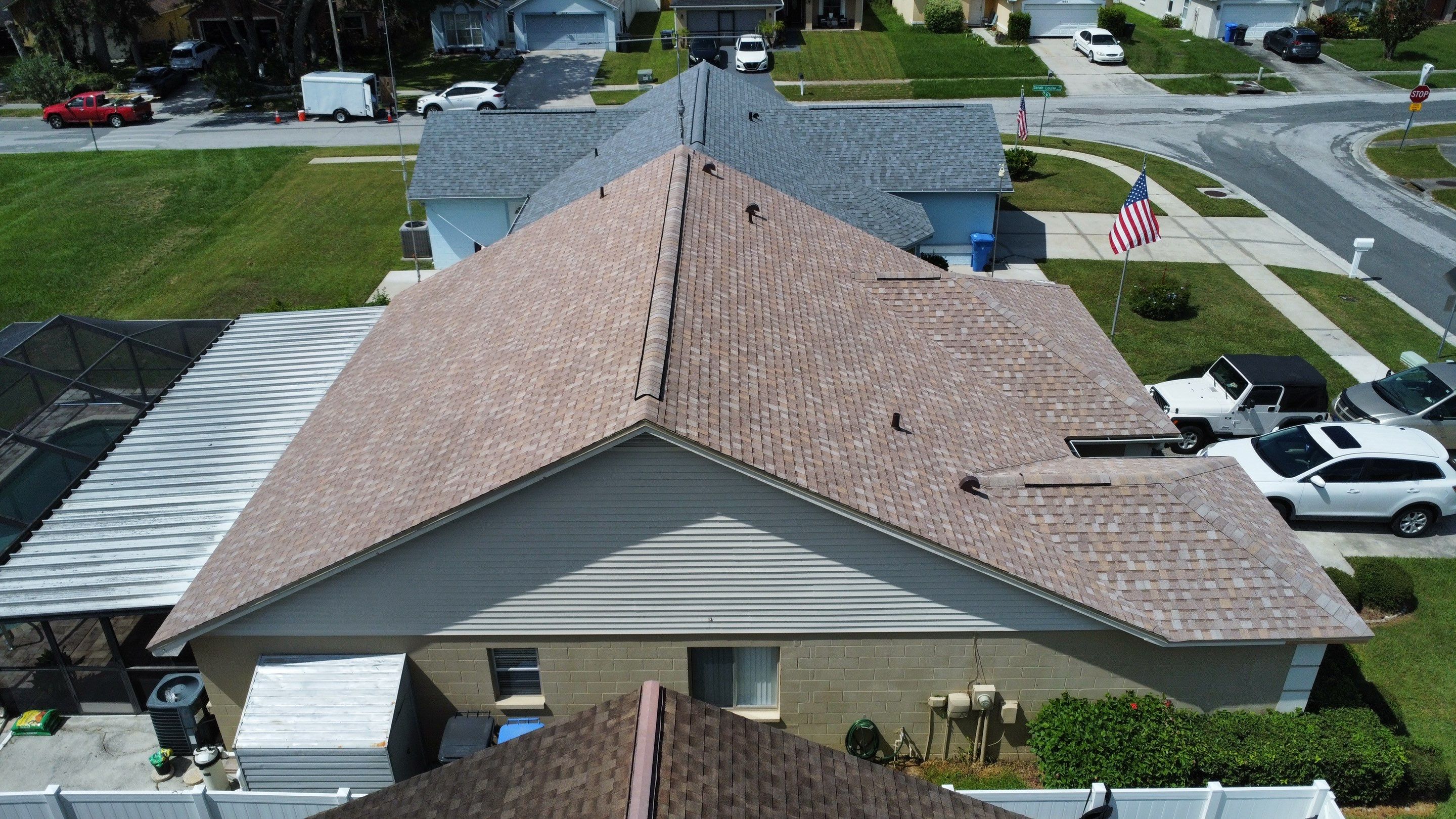 Roof Replacement in Brandon, FL. by Steadfast Roofing 