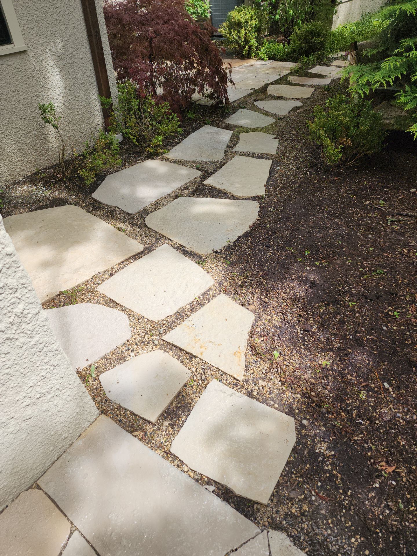 Natural Stone Surface Pressure Washing by Northern Power Washing LLC.