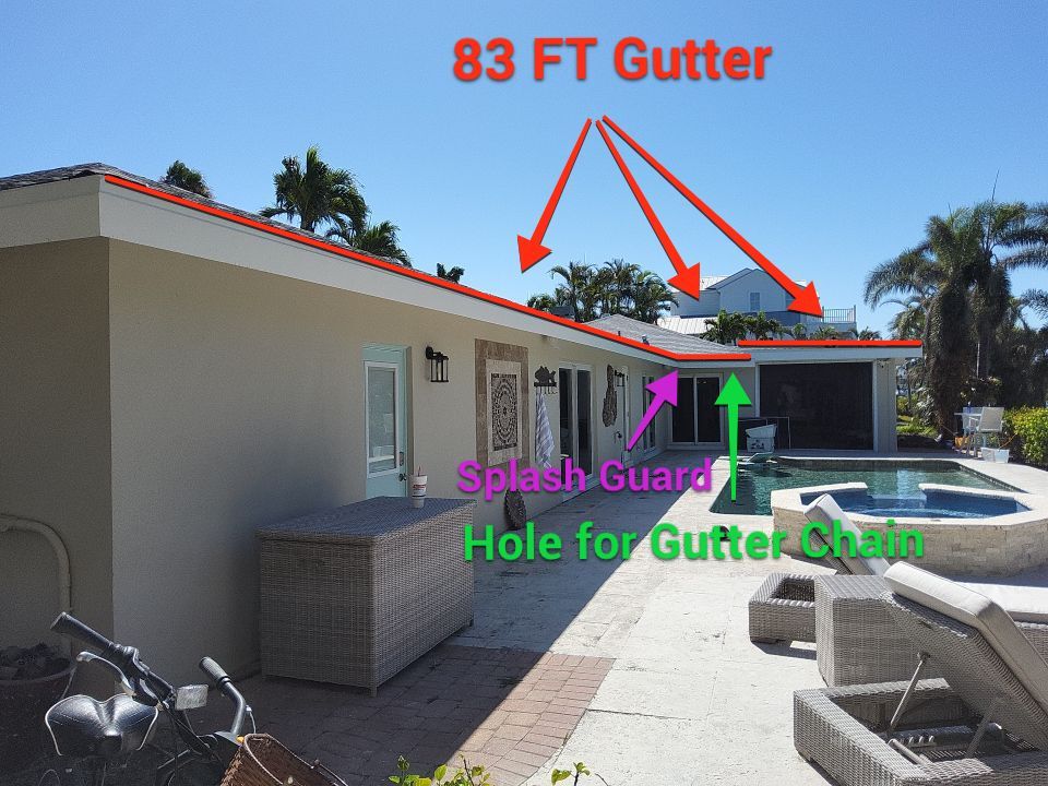 Gutter Guard System Installed in Sanibel FL by Gutter Professors
