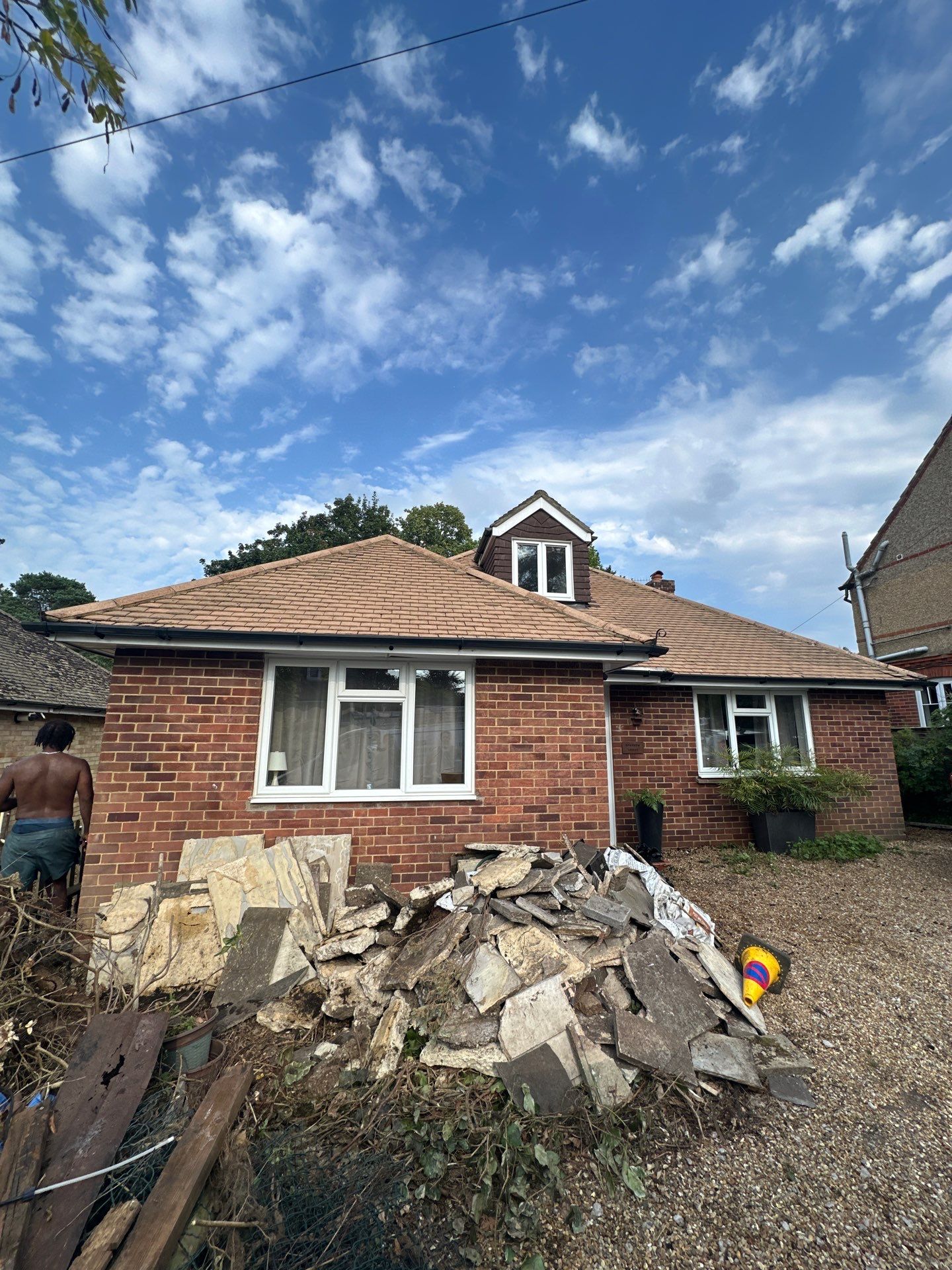 Roof Clean  - Moss Removal - Gutter Clean using Honda 15lpm Low Pressure Washing Machine by Ges Exterior Cleaning ltd
