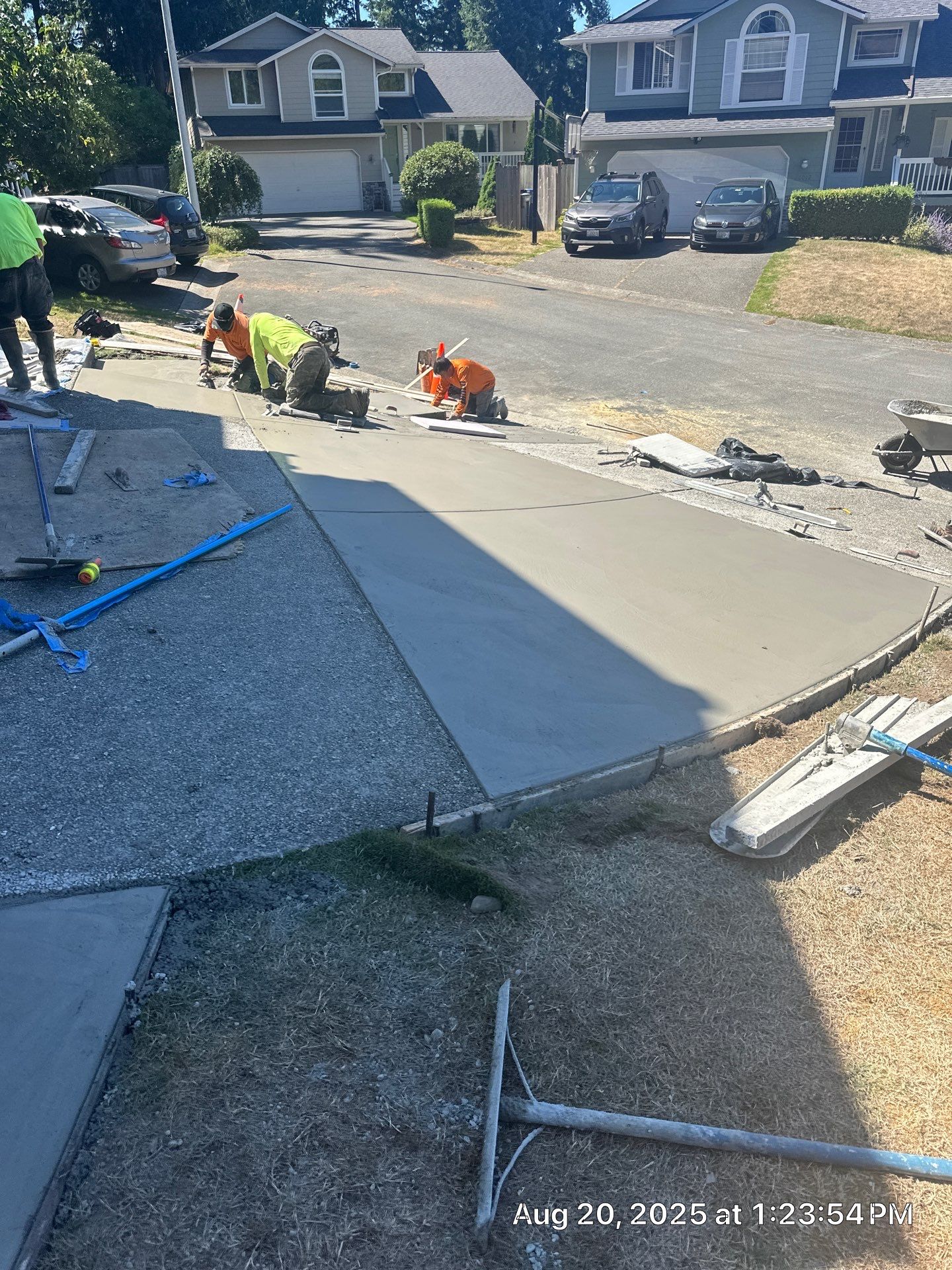 Concrete Driveway and Steps Renovation | Bothell  by Jireh Asphalt & Concrete Inc 