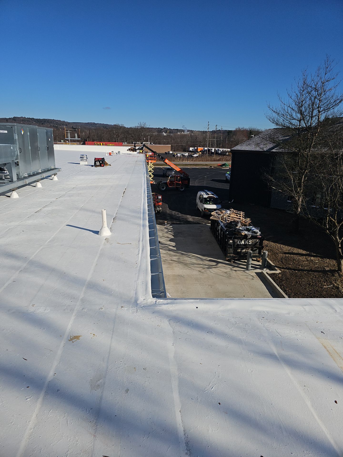 Commercial Roofing Installation using Insulated roof and wall panels by Nitro Roofing and Construction