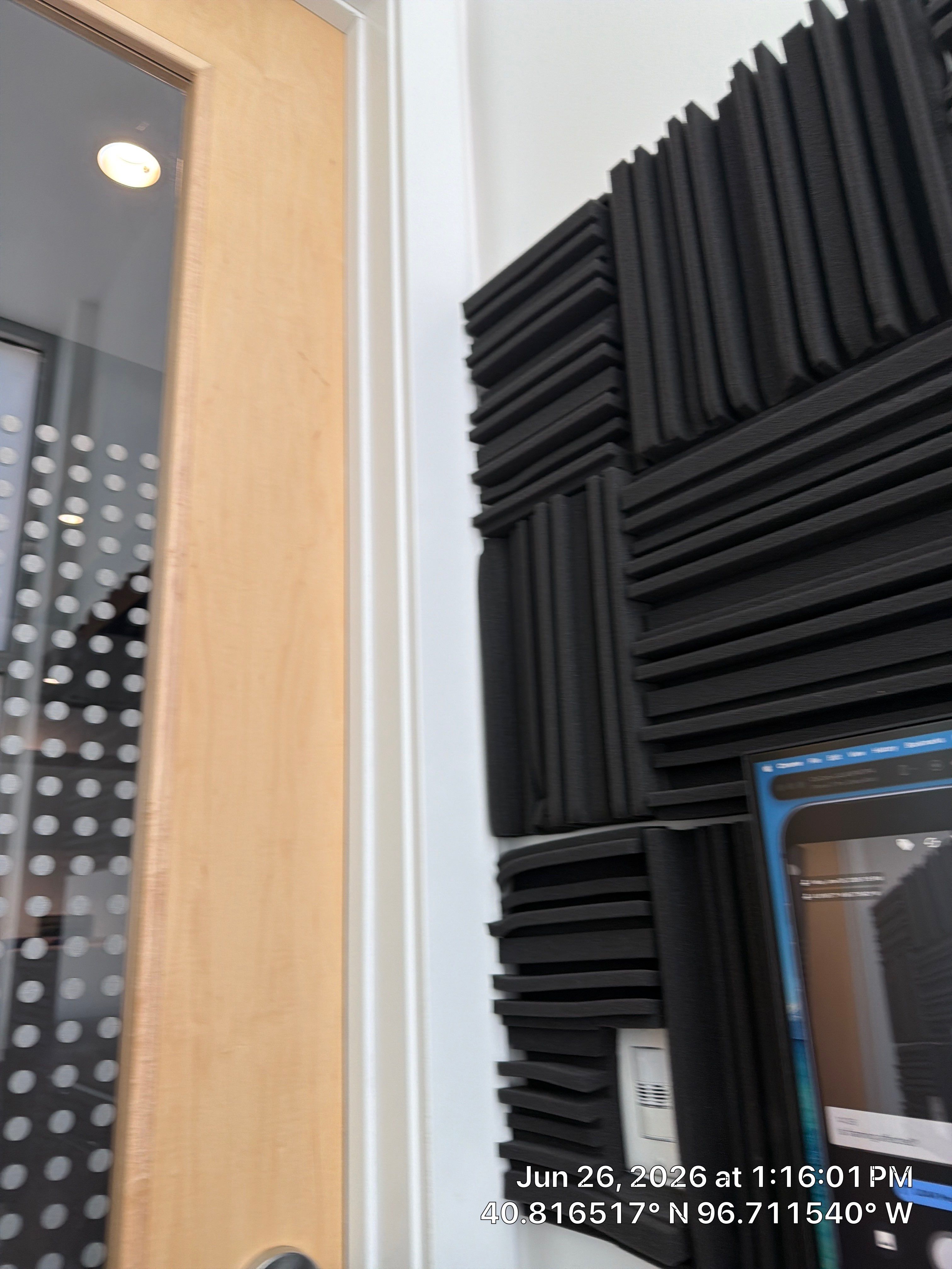 Lincoln Office Space Upgrade with Acoustic Treatments and Interior Glass Signage by CompanyCam Sales Demo