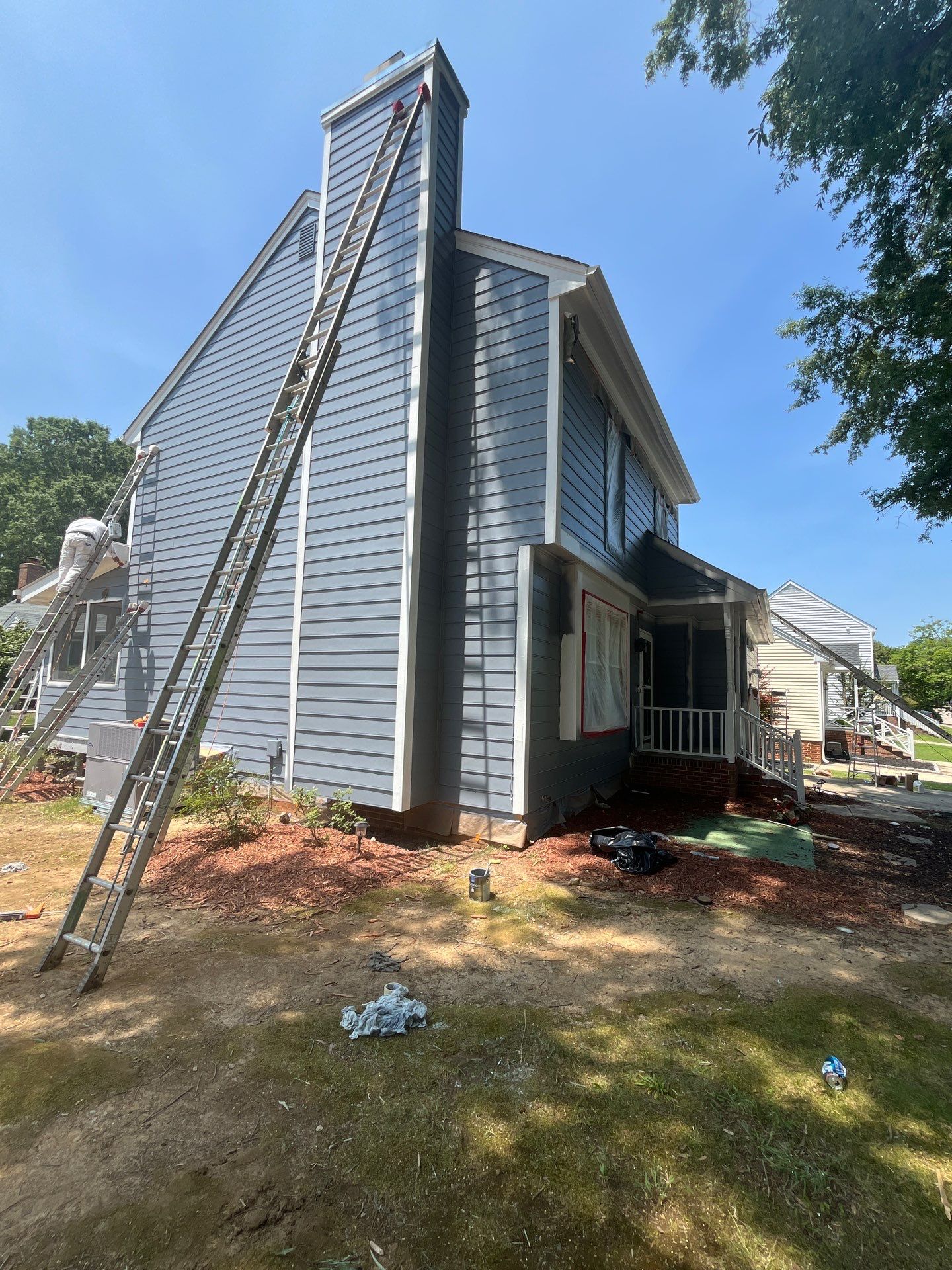 Exterior Painting and Carpentry Repairs by GonzalezPainters & Contractors Inc 