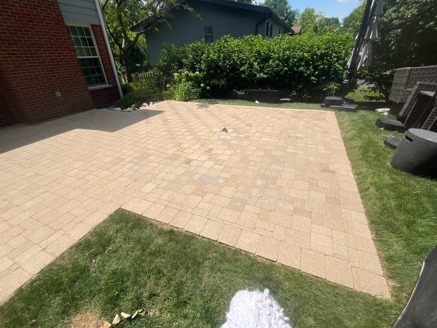 Brick paver clean, sand and seal.  using Surebond SB-1300 by Northern Power Washing LLC.