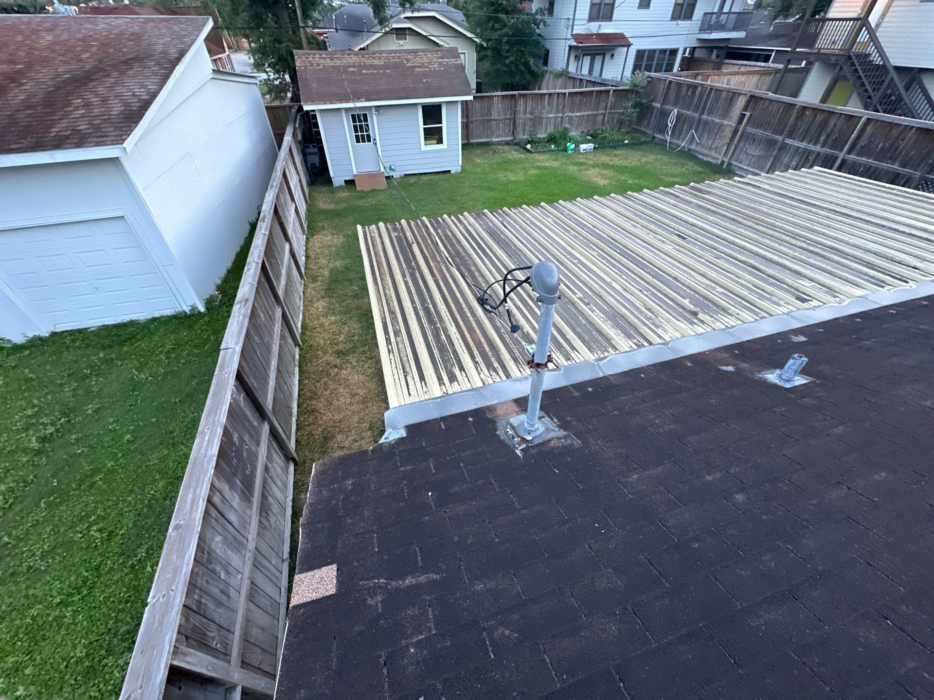 Project in Houston by Motion Roofing