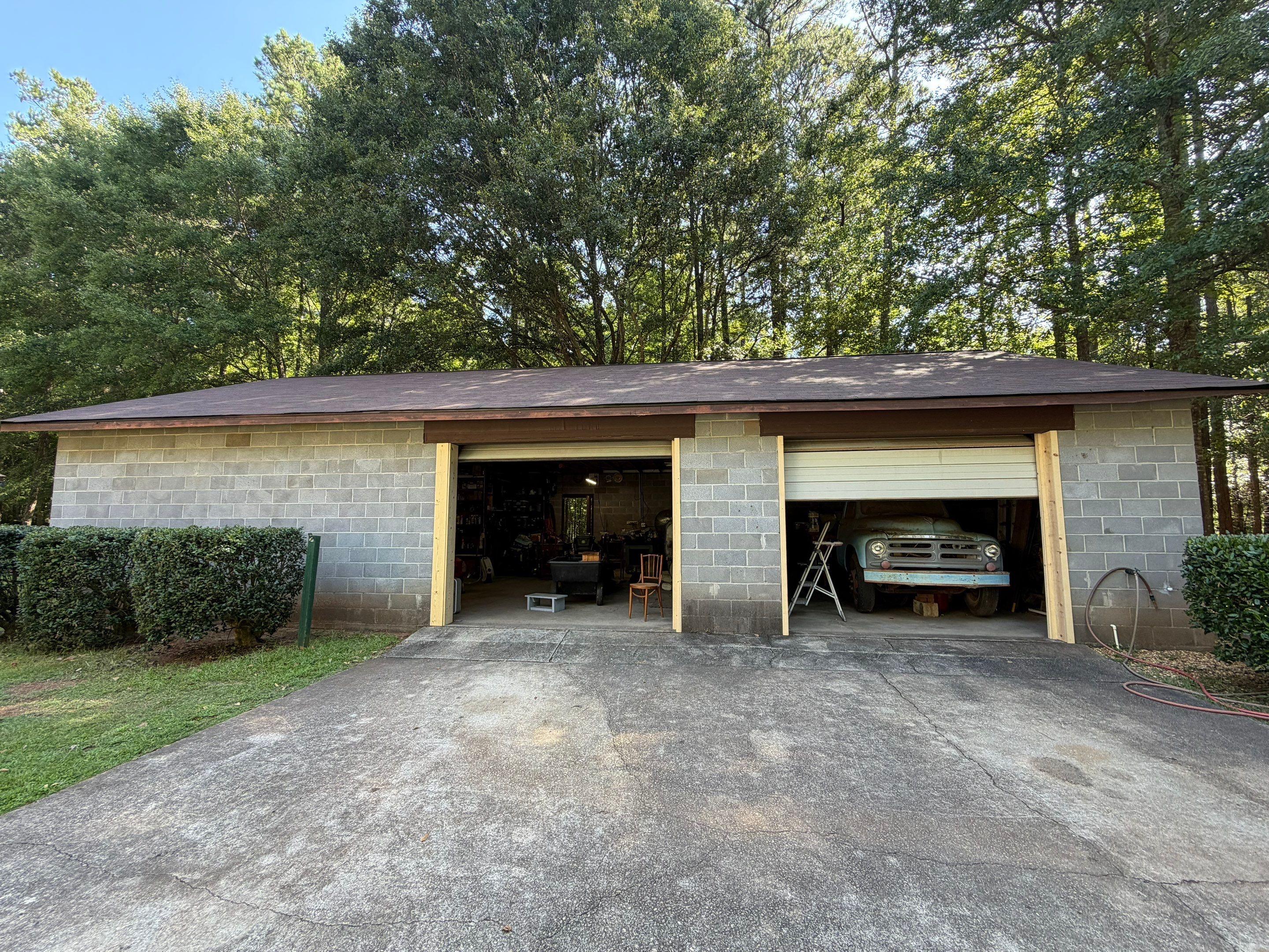 Detached Garage Masonry Painting by PGP Surface Solutions, LLC