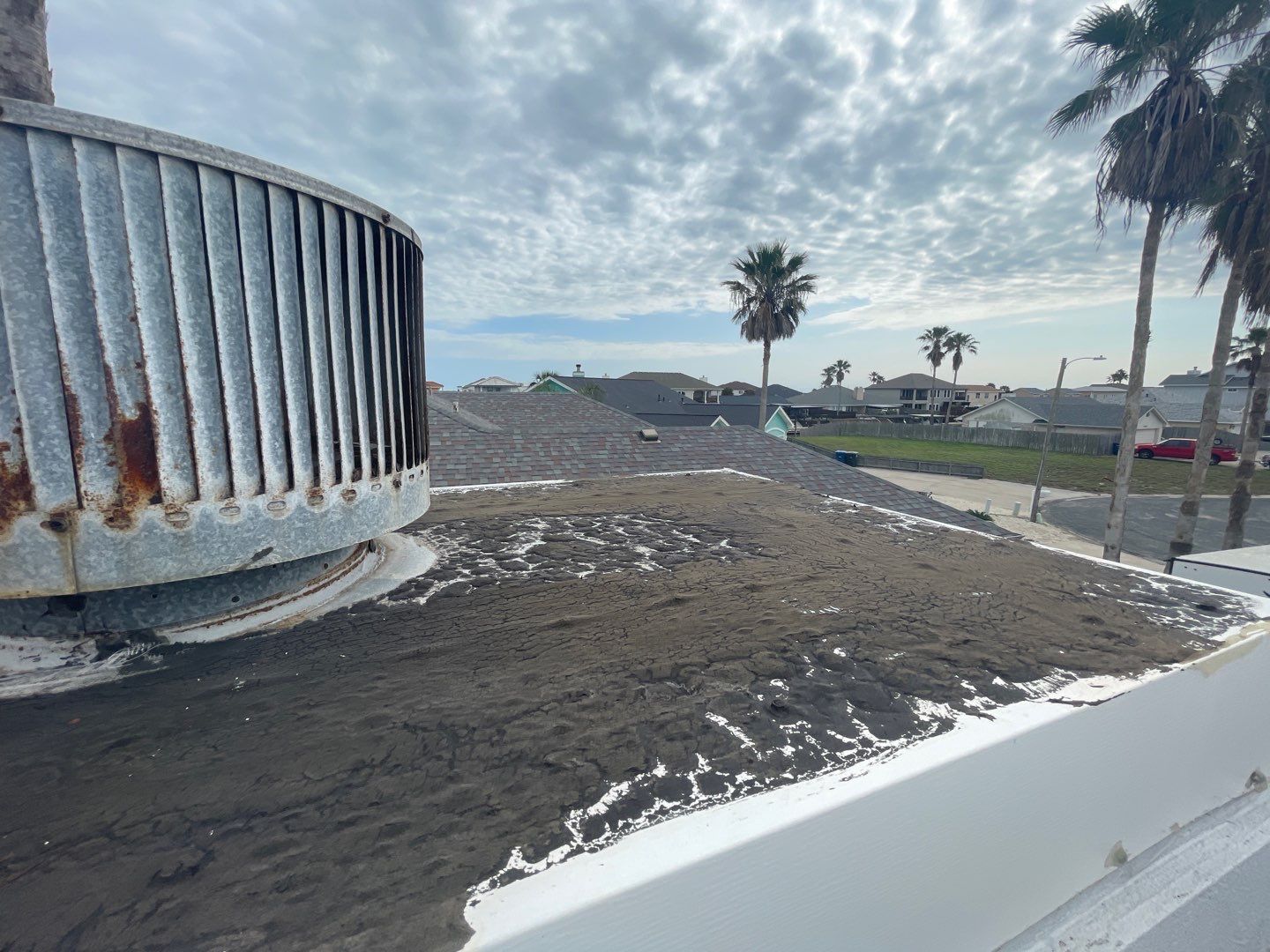 Residential Roofing Repair using Galvanized Chimney Cap & Chase by Lighthouse Roofing