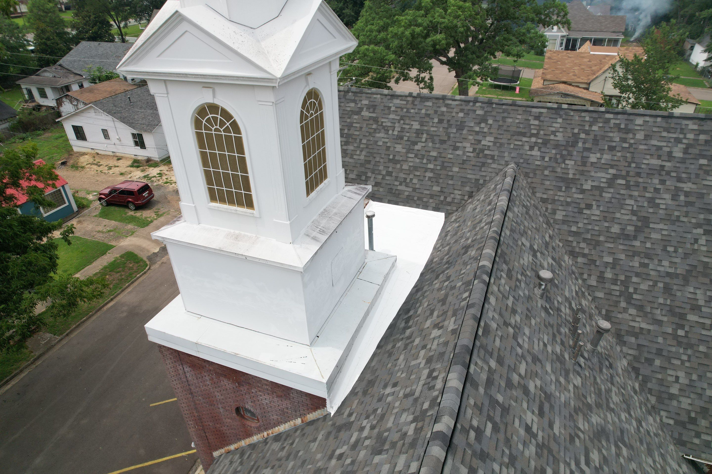 Church Reroof: 40 Year Impact Rated Architectural Shingles by Hostetler Roofing