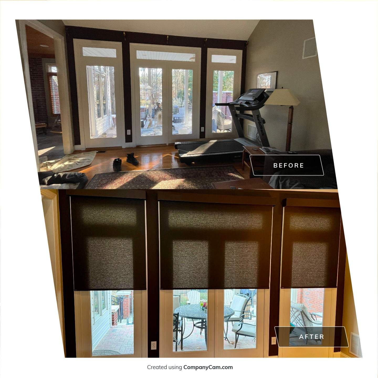 Project in Belmont, NC by Southern Traditions Window Fashions