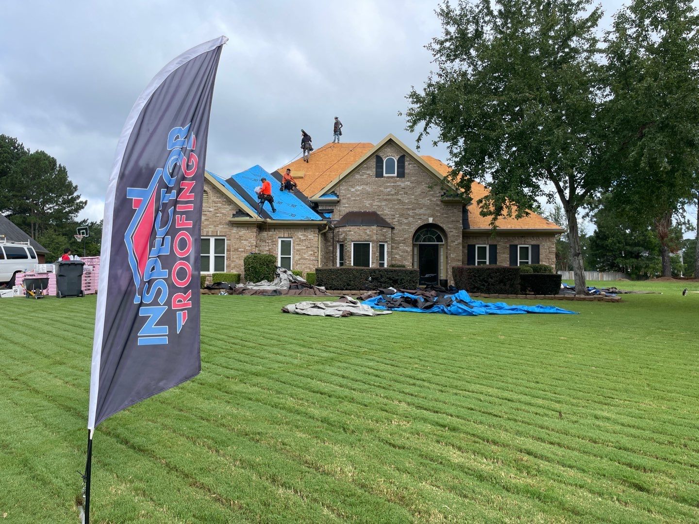 Residential Roofing Installation using Owens Corning by Inspector Roofing and Restoration