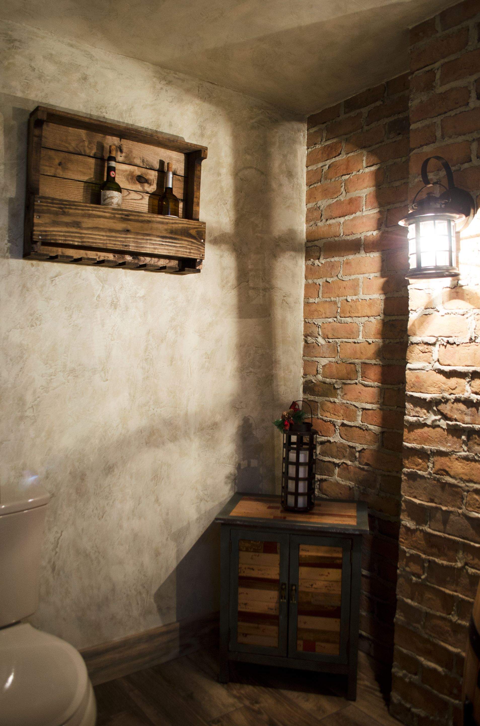 Wine Cellar Bathroom by Zengel Group