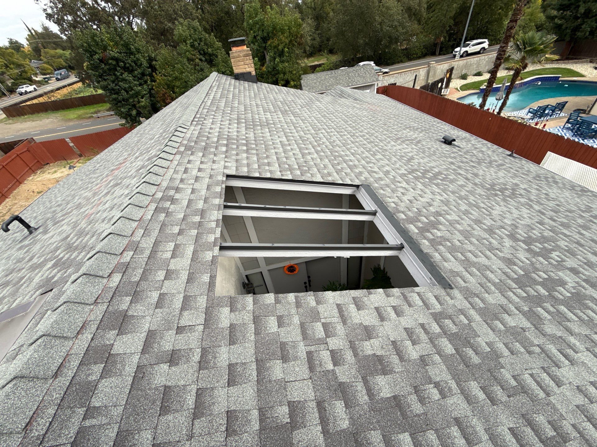 Residential Reroof using GAF HDZ RS by Nextop Roofing