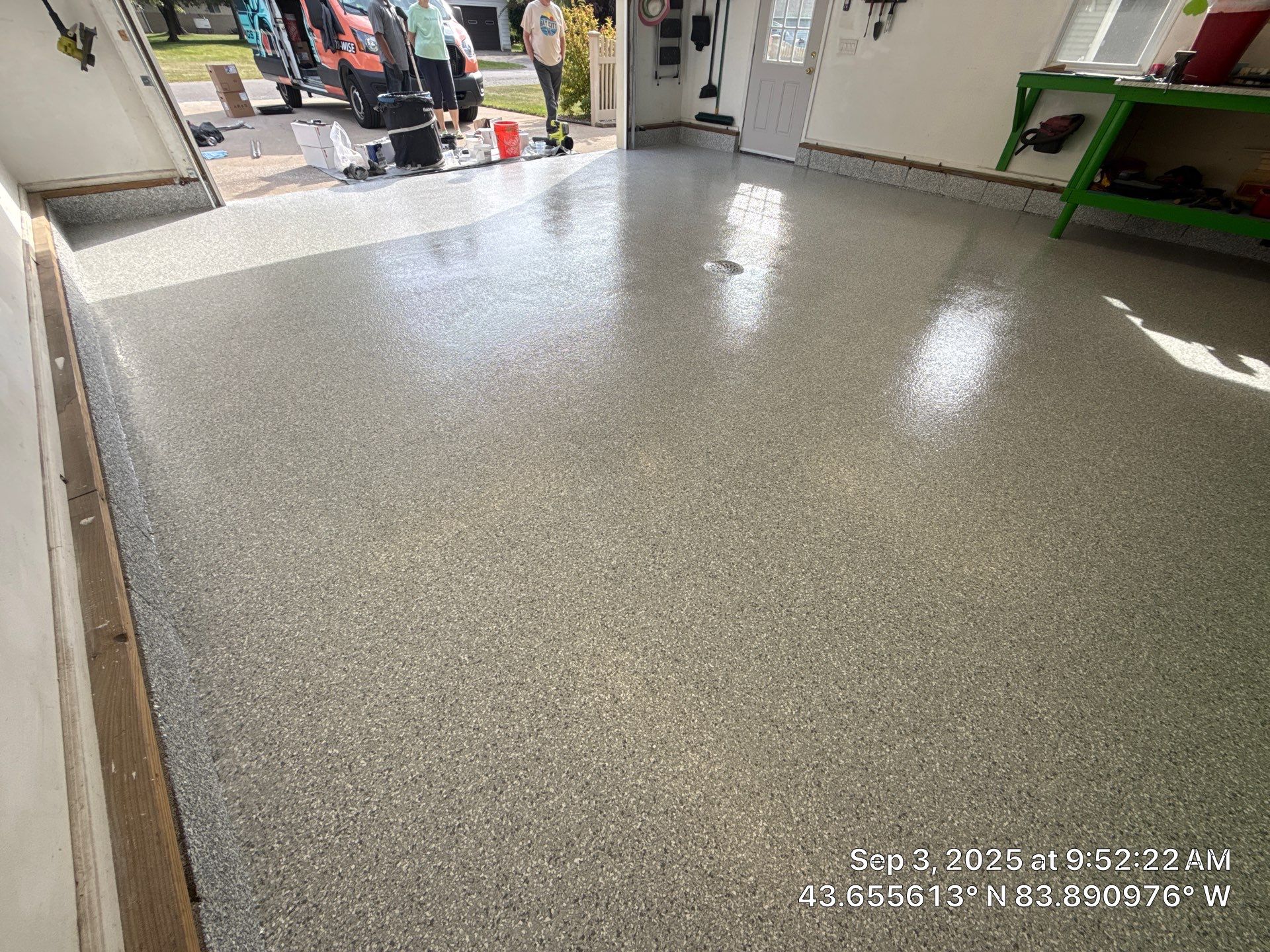 Project in Bay City by Wise Coatings of Central Michigan