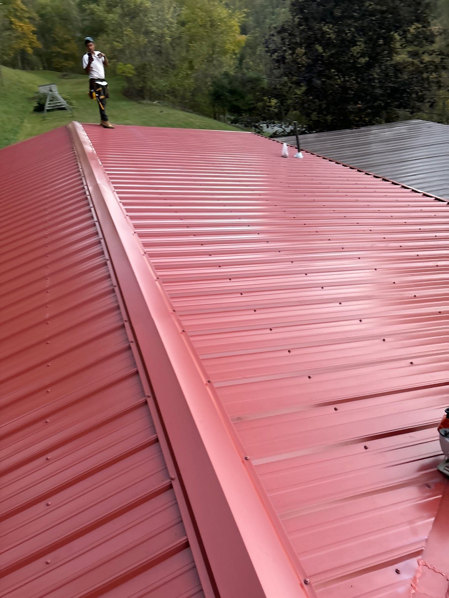 Residential Roofing Installation using Metal by Rainstoppers Roofing