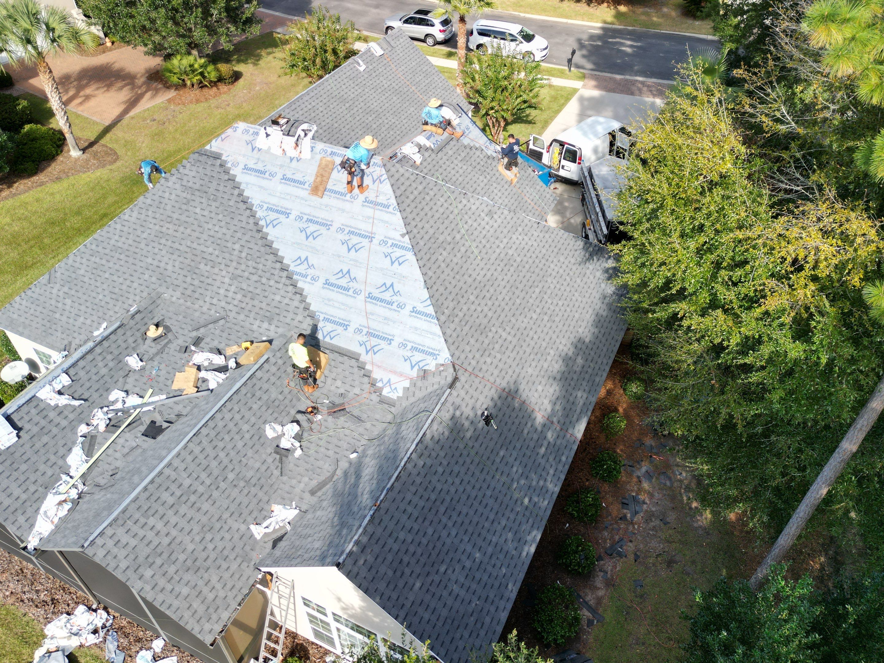 Residential Roofing Installation using Atlas Pinnacle Pristine Pewter by Talya Roofing