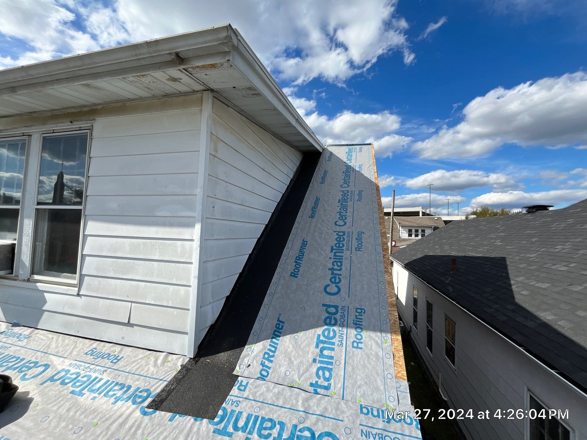 Residential Roofing Installation using Certainteed Landmark Pro Shingles by Fahey Roofing + Contracting