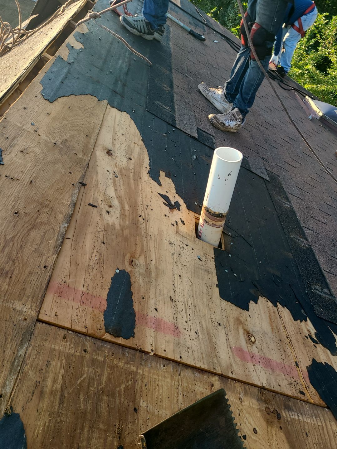 Montclair: Roof Installation with CertainTeed Landmark Designer Shingles in Burnt Sienna by RM Banning, Inc.