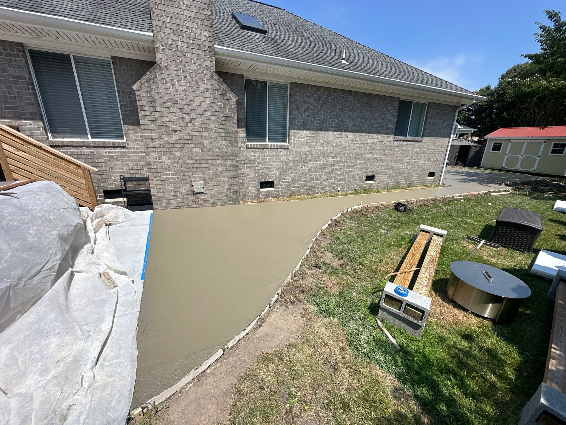 Project in Virginia Beach by Sam The Concrete Man Virginia Beach