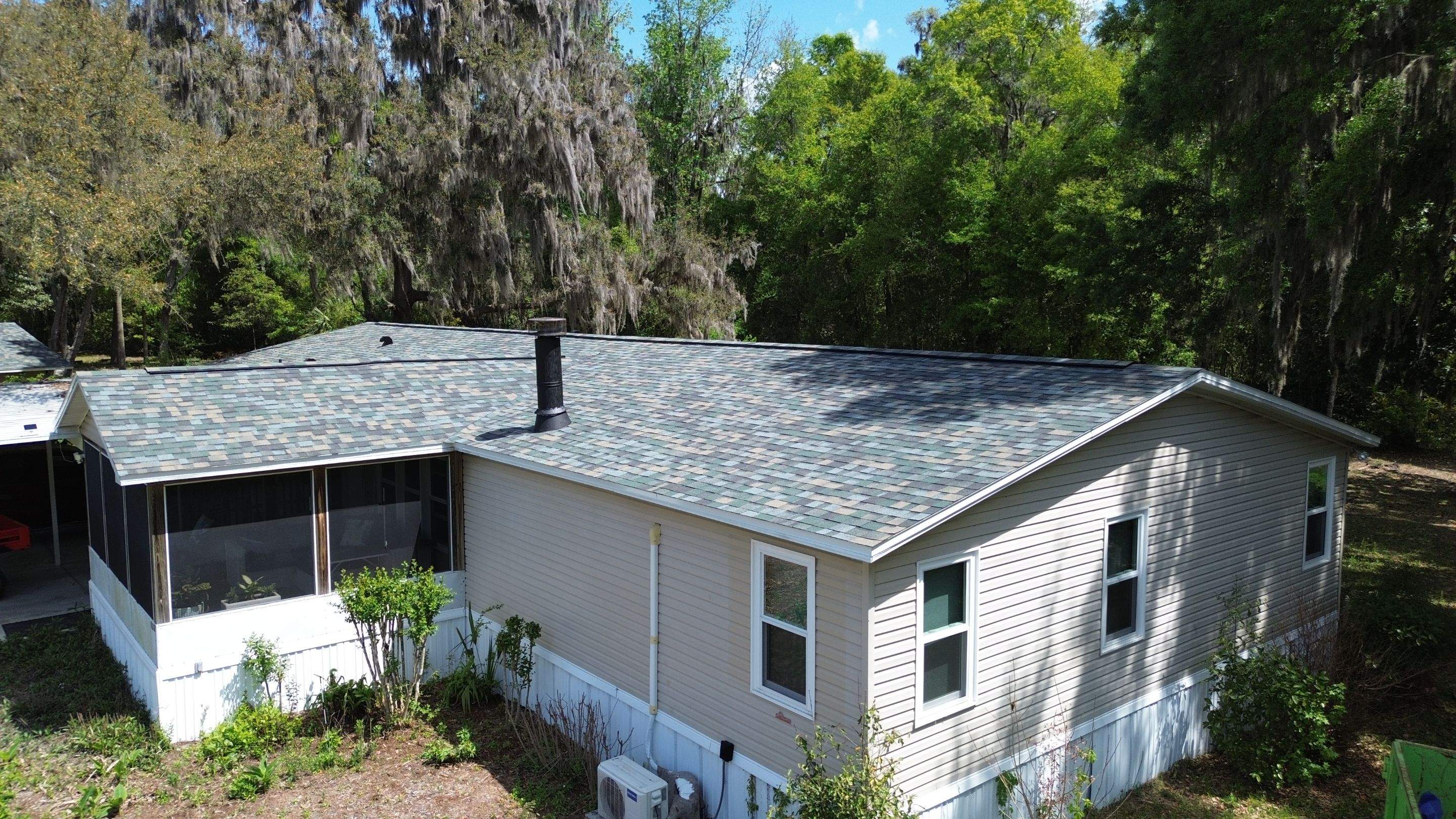 New Evergreen Mist Roof Replacement in Reddick, FL by Brehm Roofing