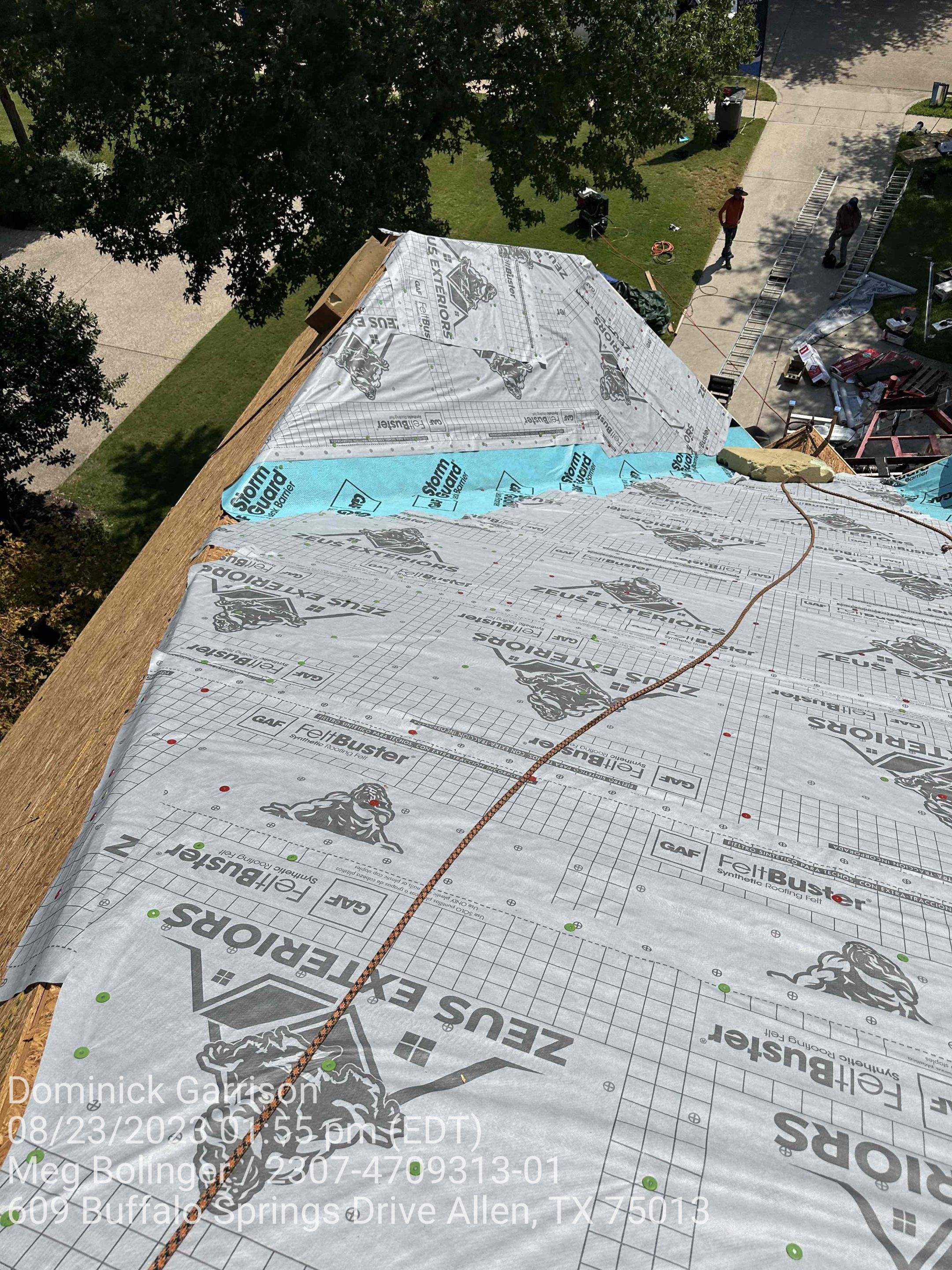 Project in Allen  by Zeus Exteriors