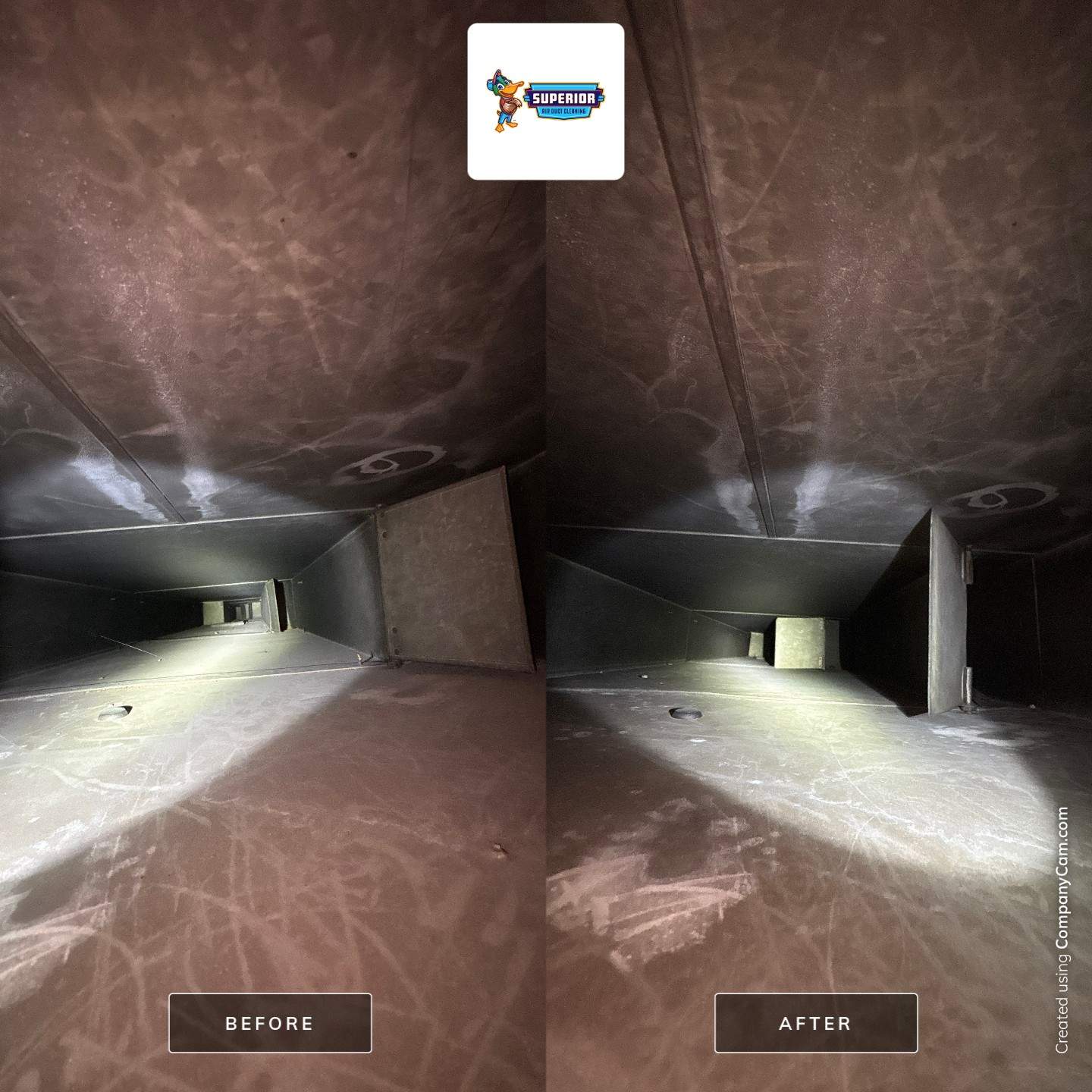 Air Duct Cleaning With a Vacuum Truck in Boardman, OH by Superior Air Duct Cleaning