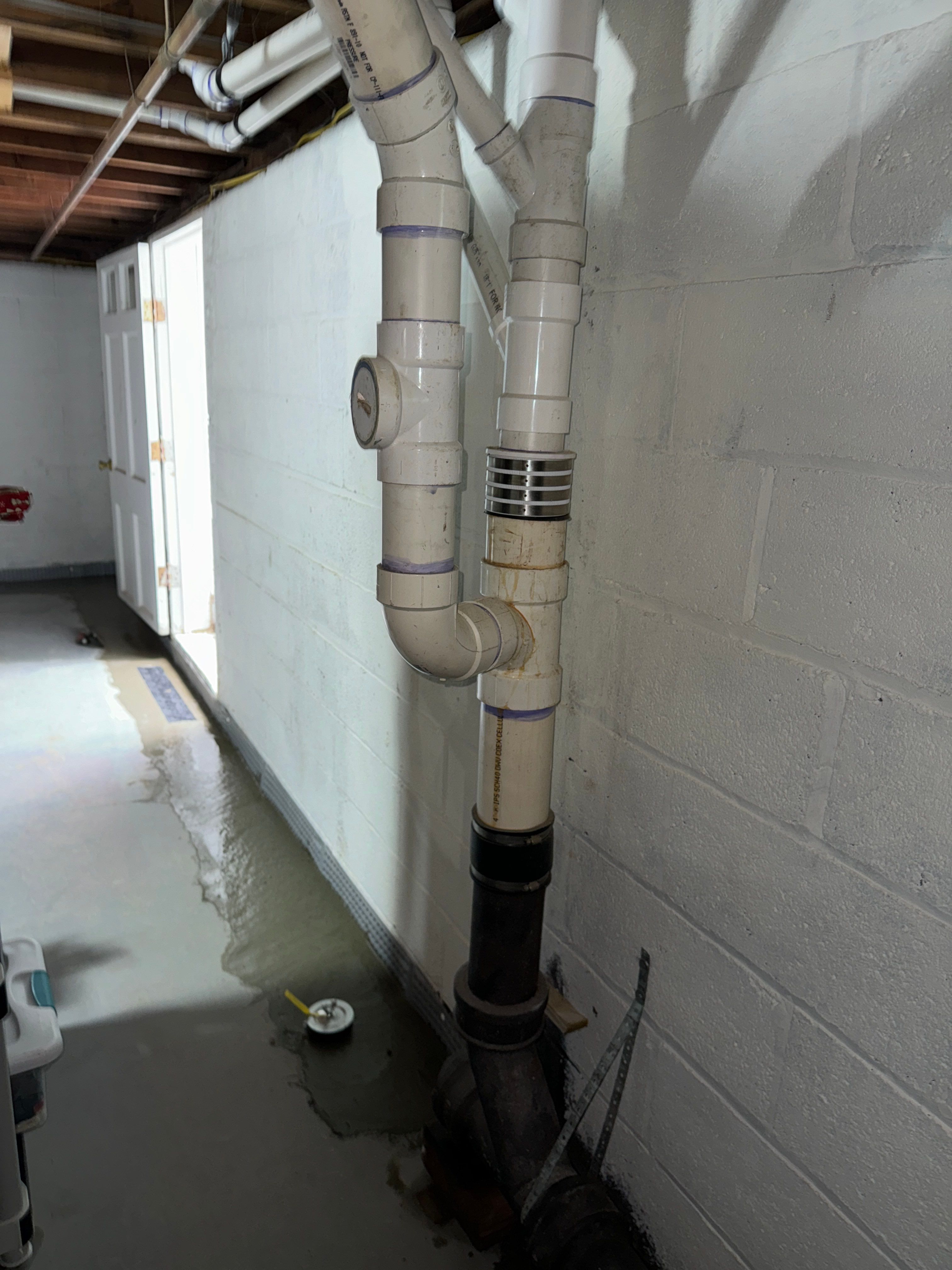 Interior French Drain Boonton NJ by Pure Service Pro, LLC 