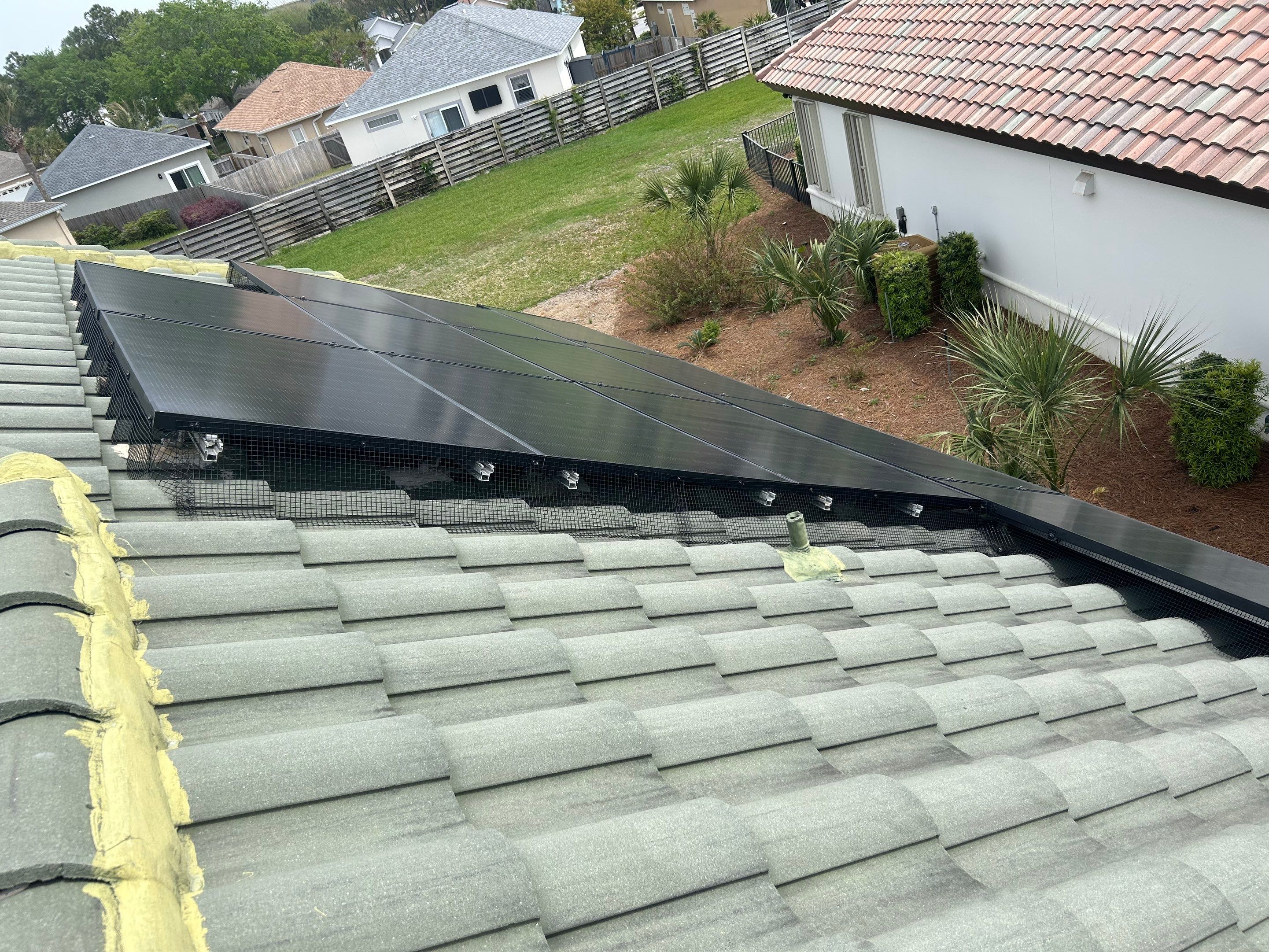Solar Squirrel Defense System Installation by Gulf Solar Services