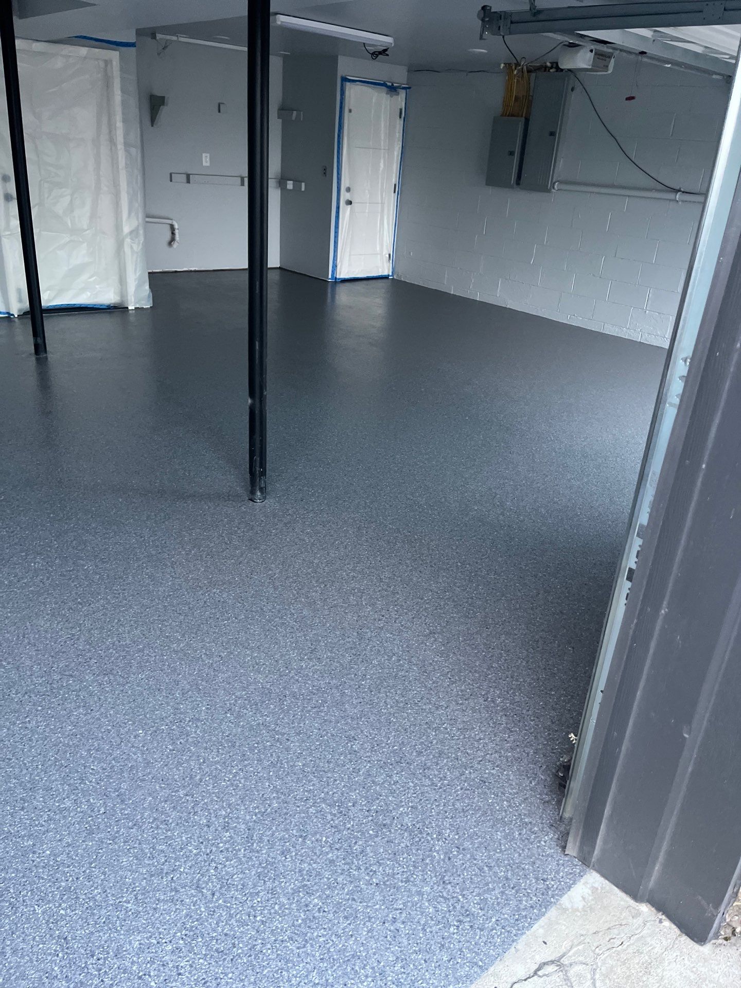 Garage Floor Coating using Briar