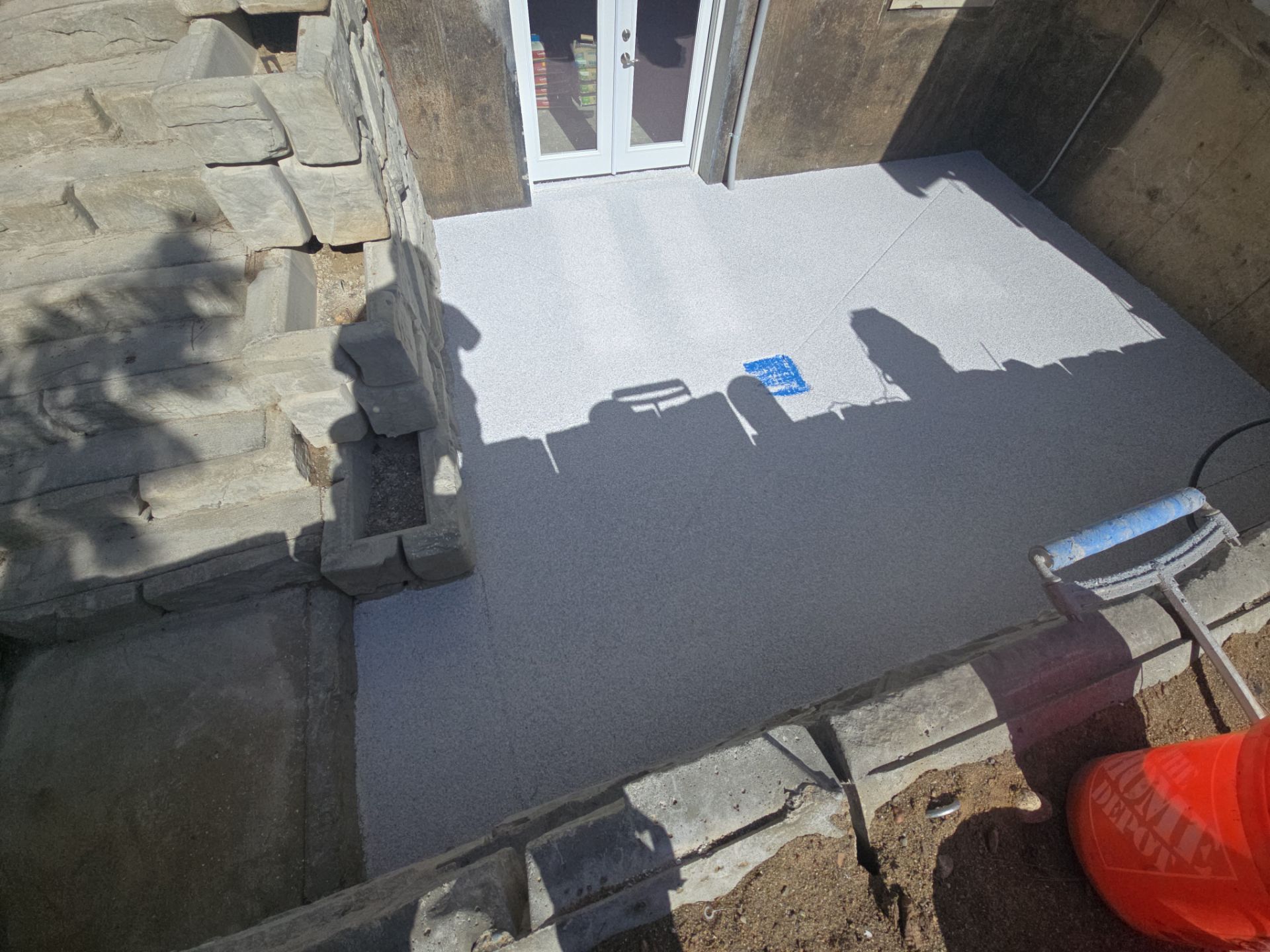 Sunken Hot Tub using Ash Hybrid by Croc Coatings, LLC