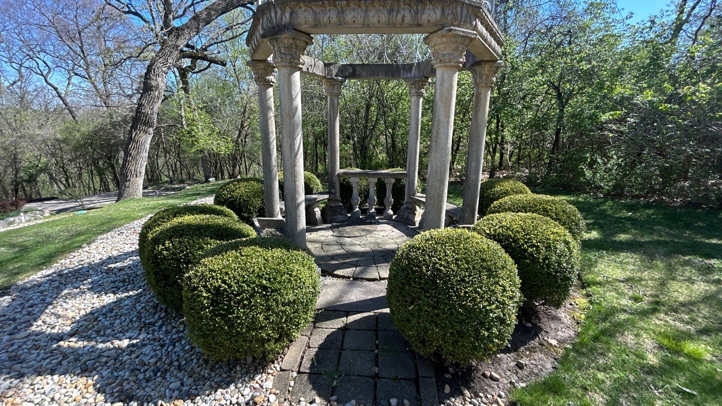 natural stone using Algaecide, soft wash soap by Northern Power Washing LLC.