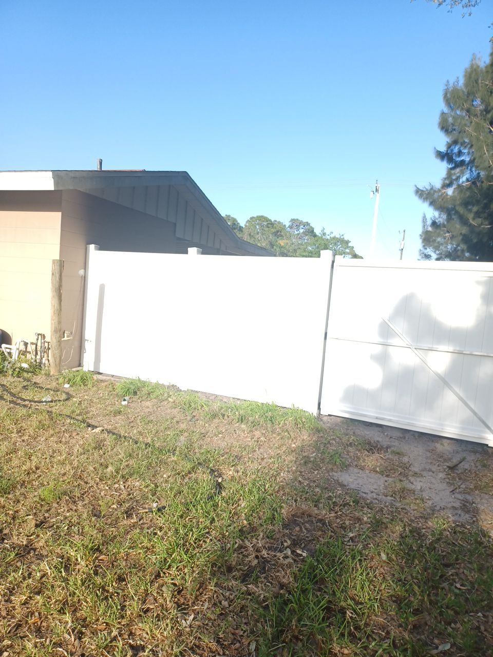 Bradenton, FL 6ft. Tall White Vinyl Privacy Fence by Asap fence and gates, LLC