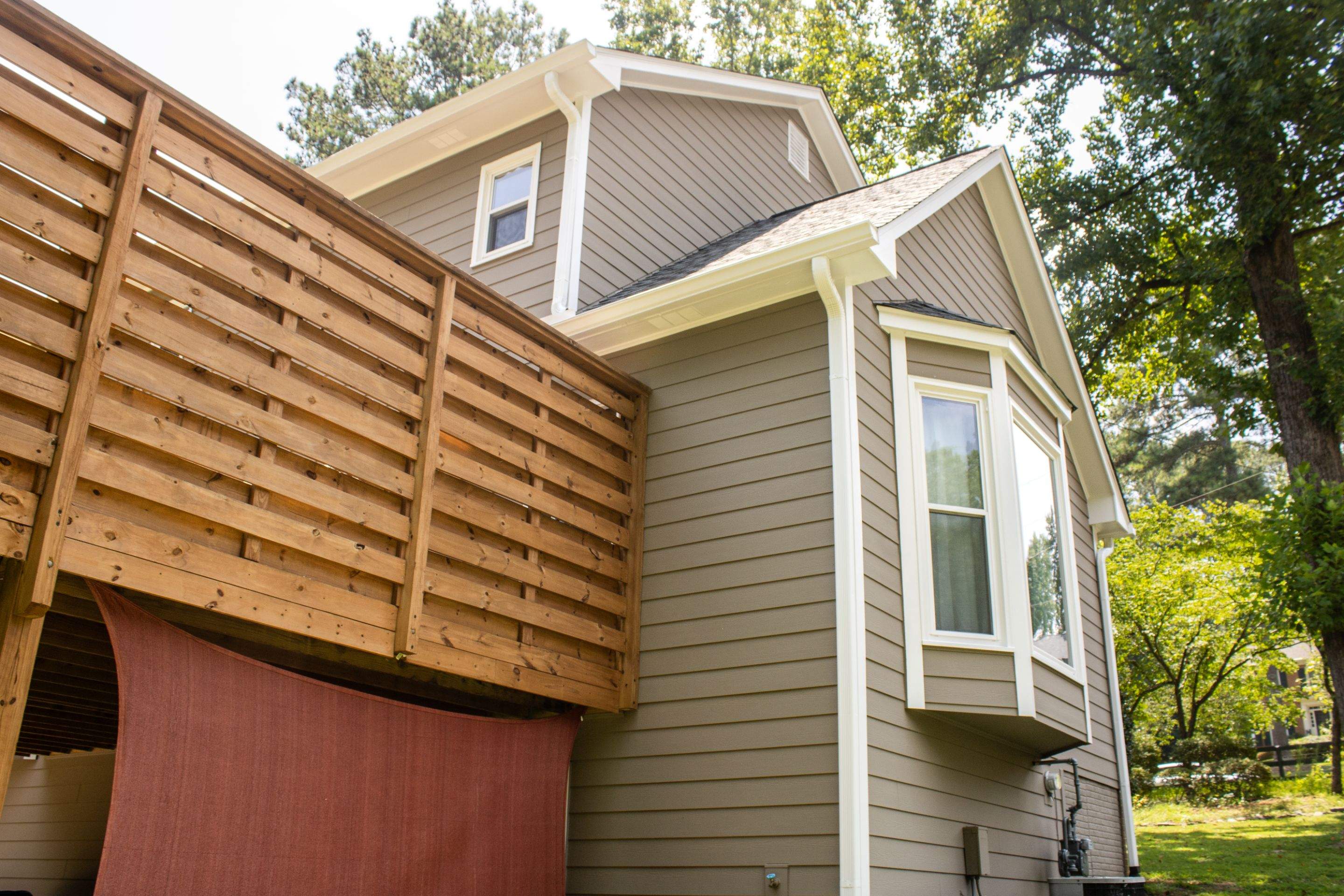 Siding Replacement and Exterior Painting using James Hardie Lap Siding and Sherwin Williams Paint by Nelson Exteriors 