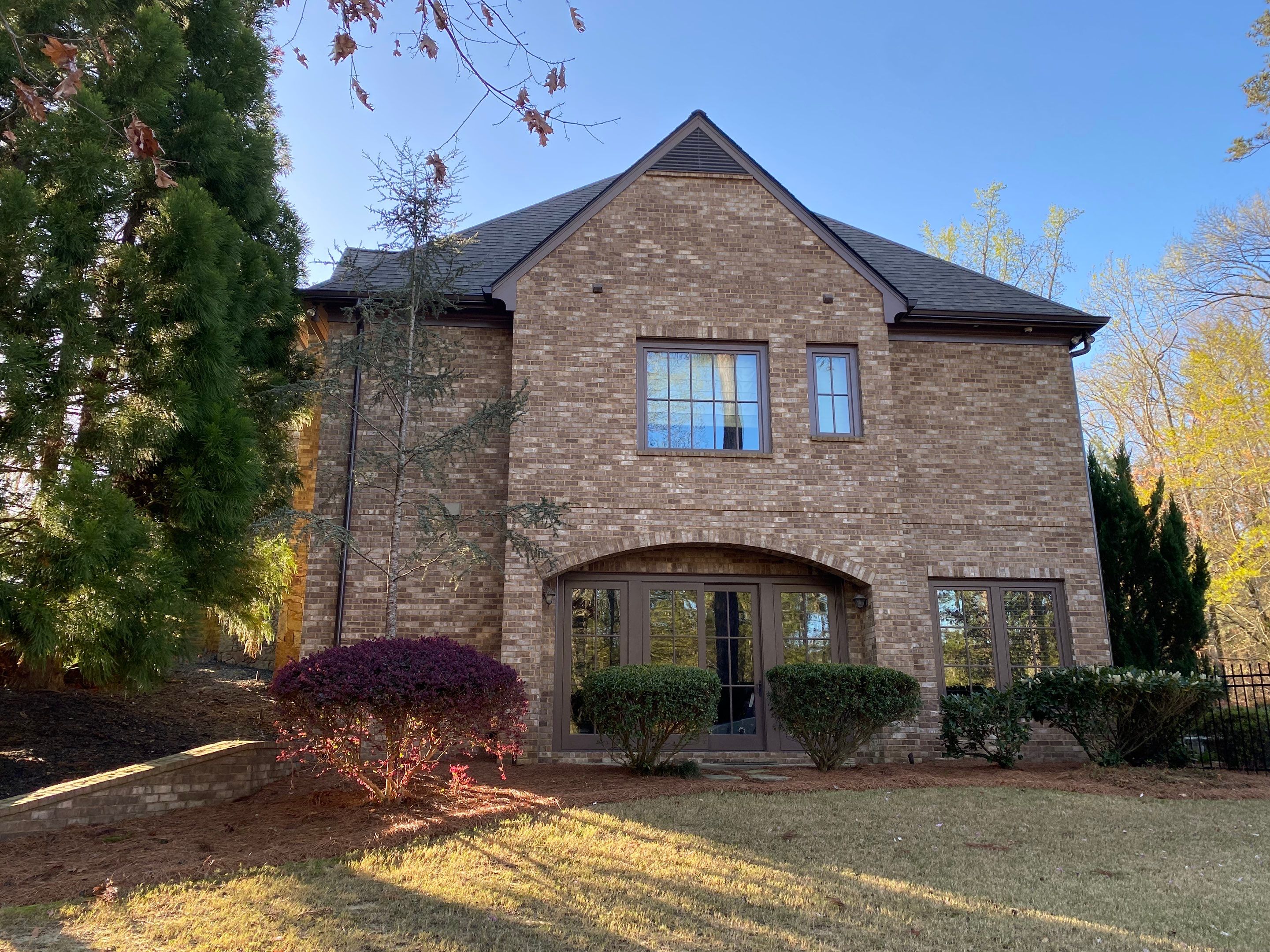 Exterior Painting and Trim Refresh for Large Brick Residence in Suwanee by Swift Home Renovations 