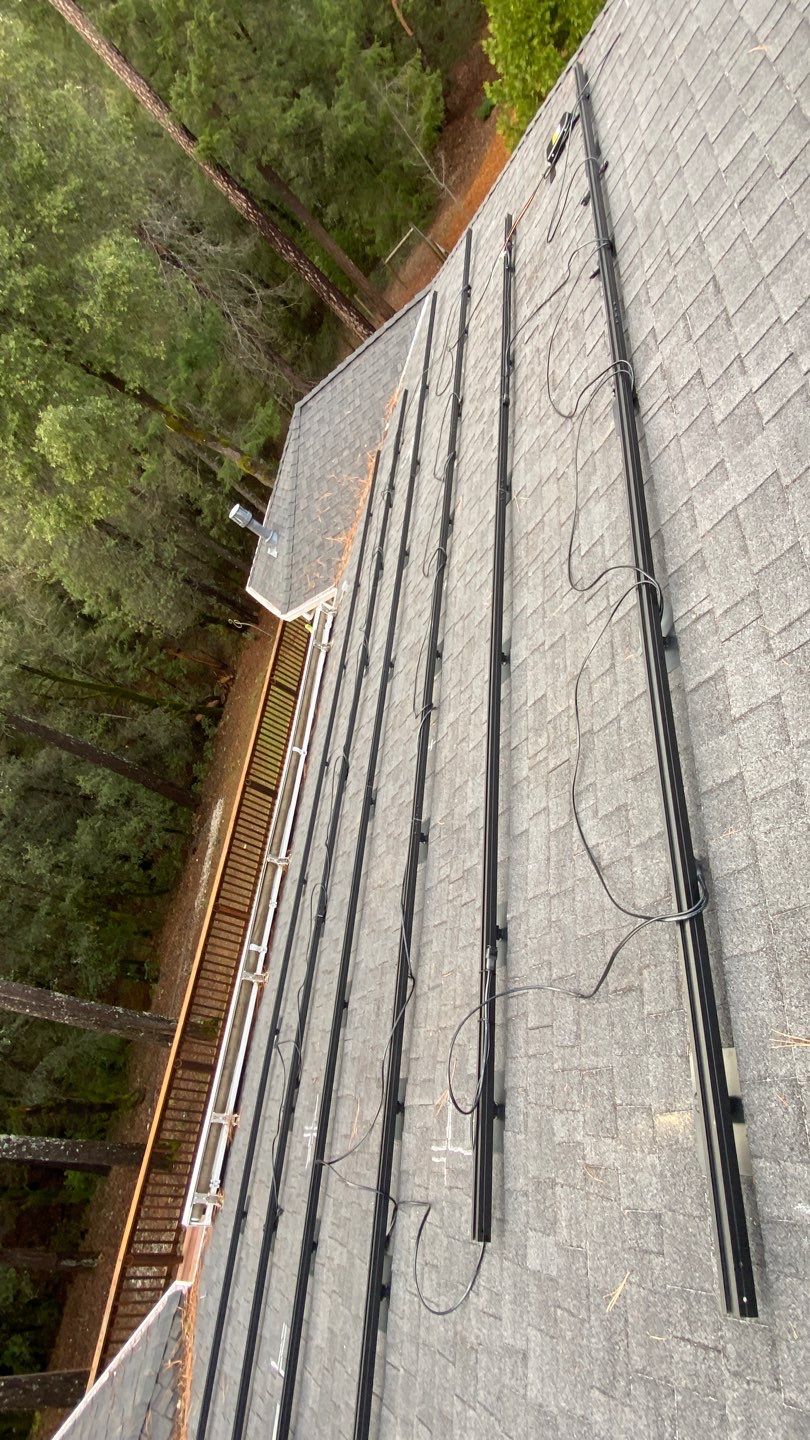 Solar Panel Installation using Solar Panels by Byers Enterprises 