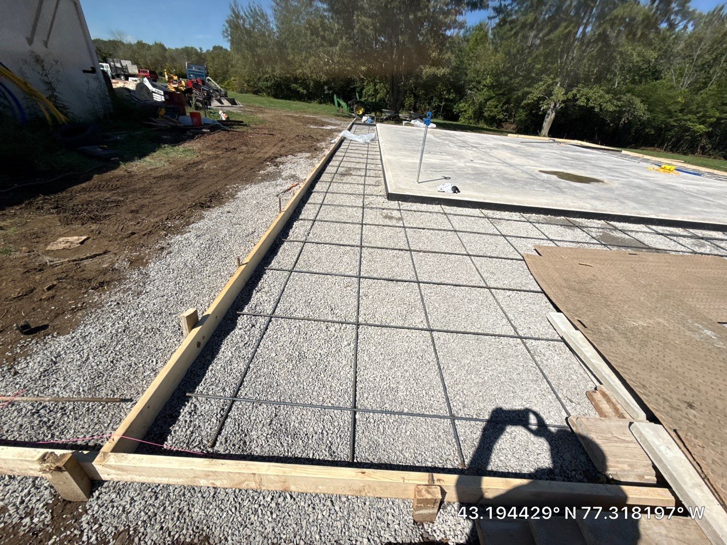 Pole Barn Floor w/ Broom Finished Apron by NG Masonry & Construction LLC