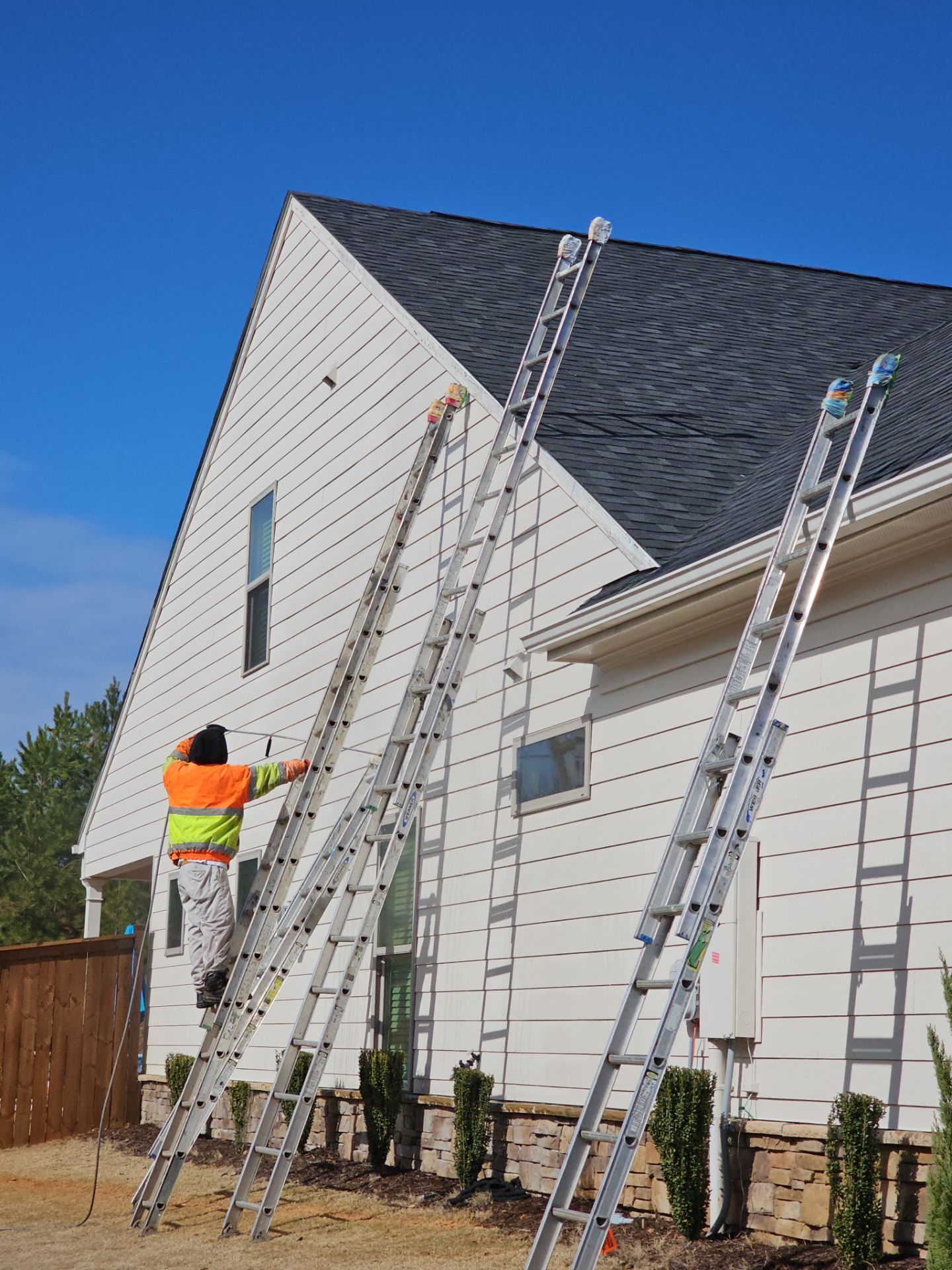 Full Exterior Painting Project in Peachtre City by Atlanta's Paint Doctor