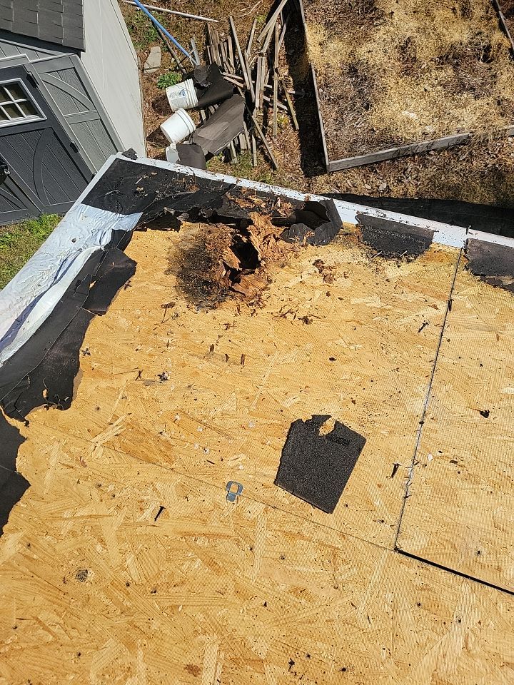 Roof Replacement using 7/16-in x 4-ft x 8-ft OSB Sheathing by RGR Construction and Roofing, LLC