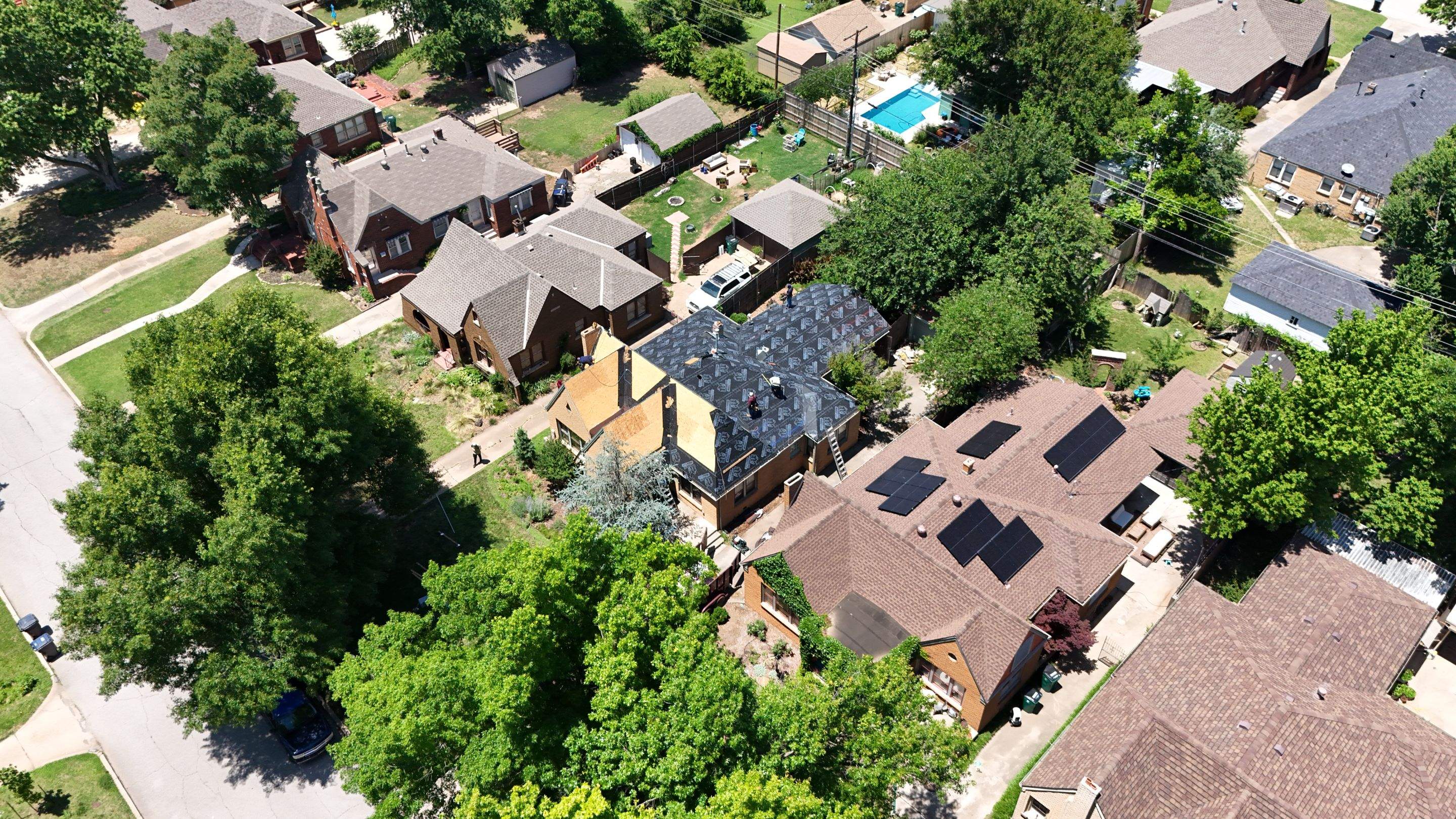 Residential Installation using Owens Corning by Castillo Roofing
