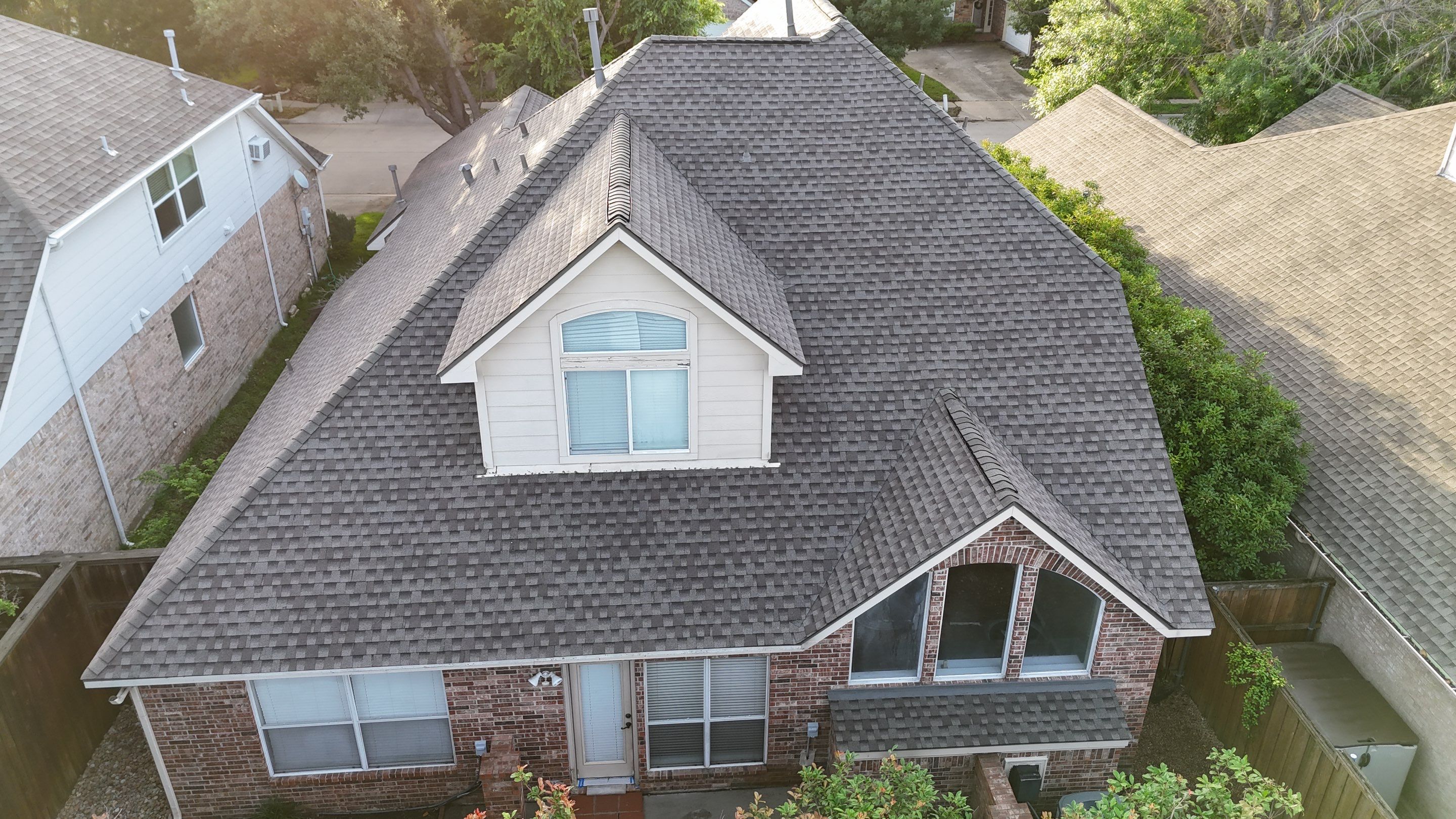 Residential Roof Replacement using GAF HDZ - Weathered Wood by Elite Roofing LLC