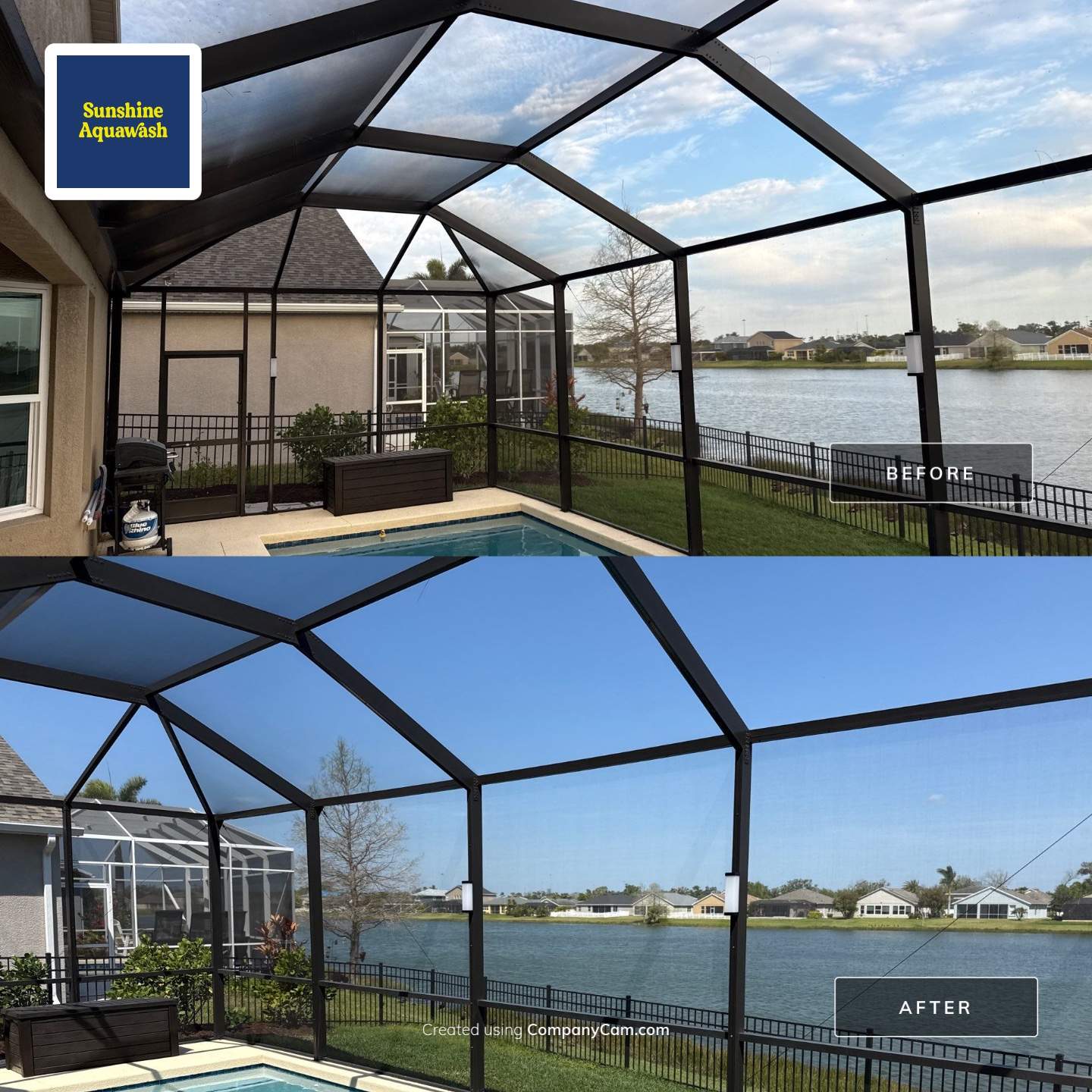 Crystal Lakes Pool Cage, Driveway & Window Cleaning | Sunshine AquaWash | Palmetto, FL by Sunshine AquaWash